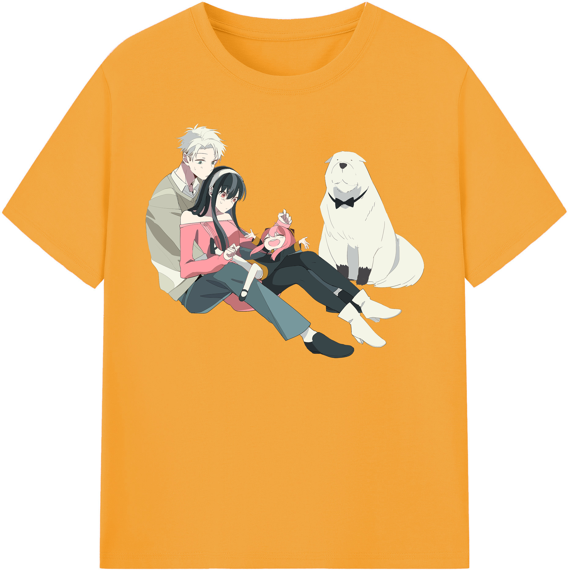 （画像用） SPY×FAMILY间谍家家酒 綿100％半袖Tシャツ（フロントプリント）