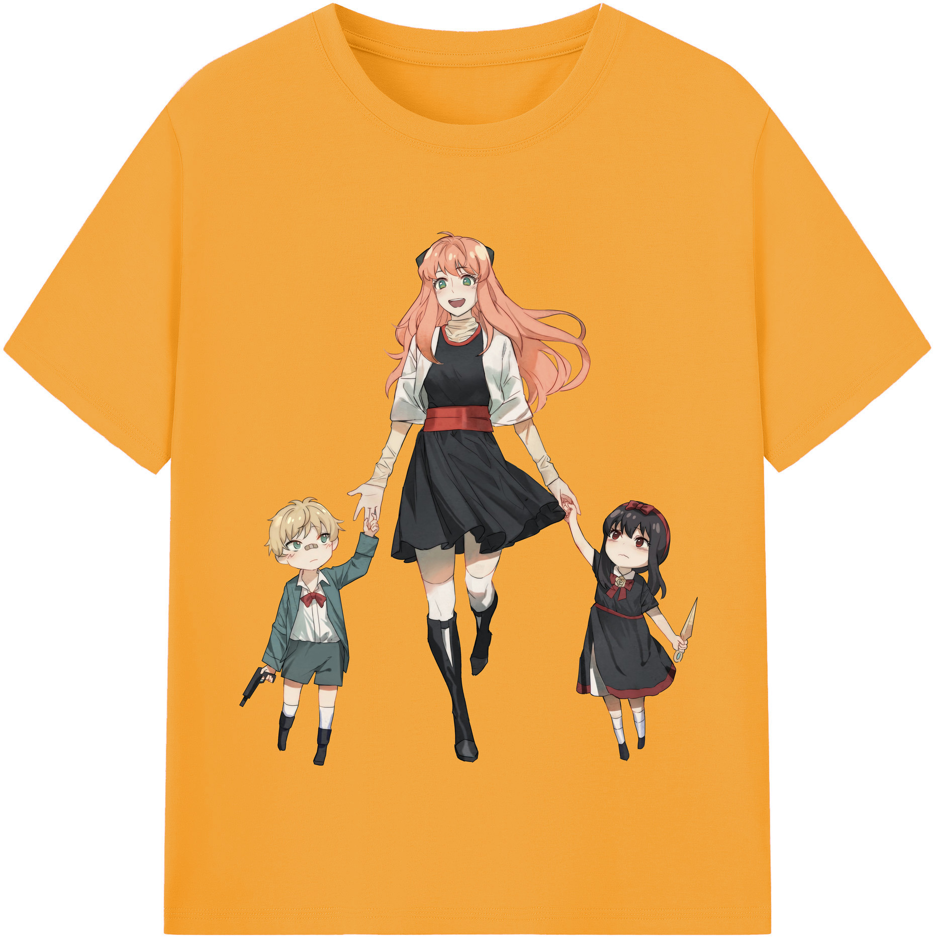 （画像用） SPY×FAMILY间谍家家酒 綿100％半袖Tシャツ（フロントプリント）