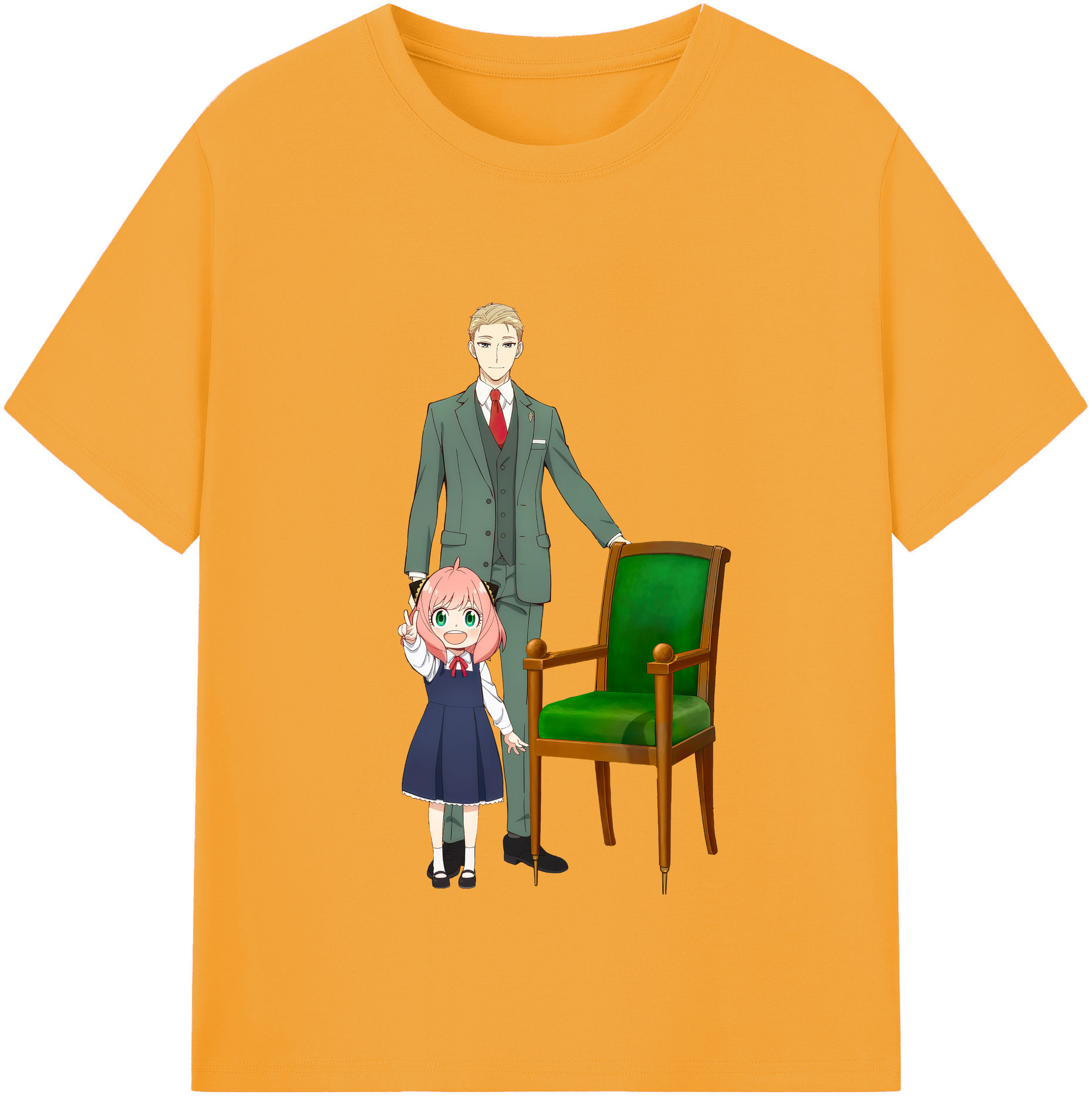 （画像用） SPY×FAMILY间谍家家酒 綿100％半袖Tシャツ（フロントプリント）
