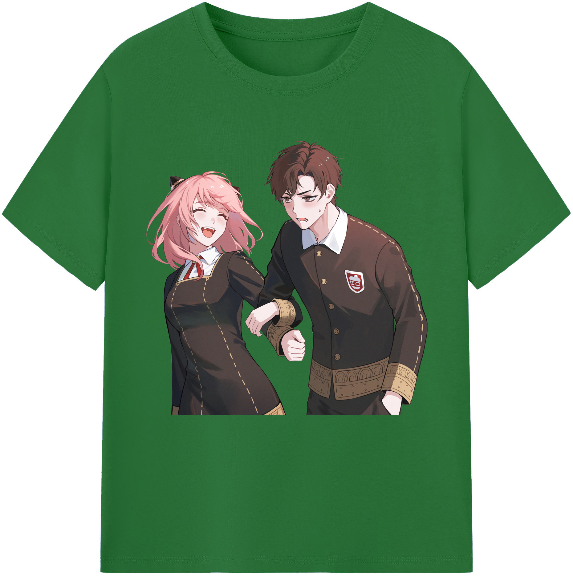 （画像用） SPY×FAMILY间谍家家酒 綿100％半袖Tシャツ（フロントプリント）