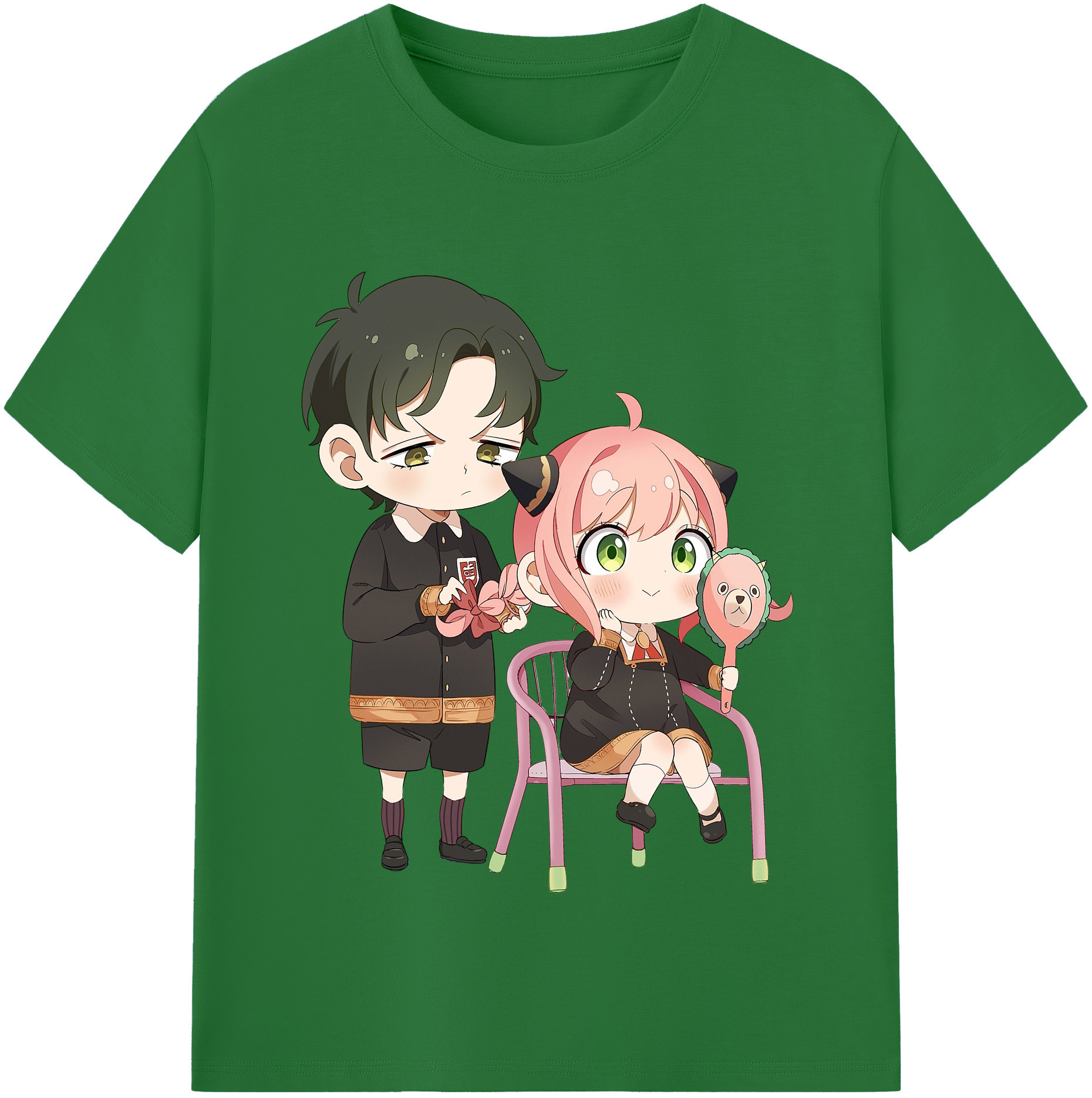 （画像用） SPY×FAMILY间谍家家酒 綿100％半袖Tシャツ（フロントプリント）