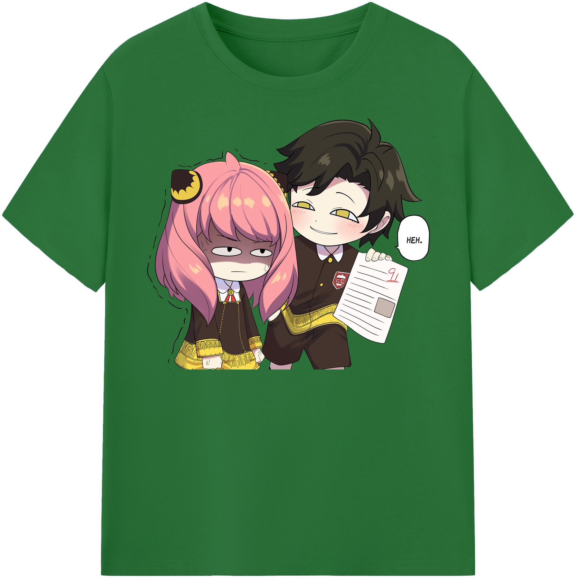 （画像用） SPY×FAMILY间谍家家酒 綿100％半袖Tシャツ（フロントプリント）