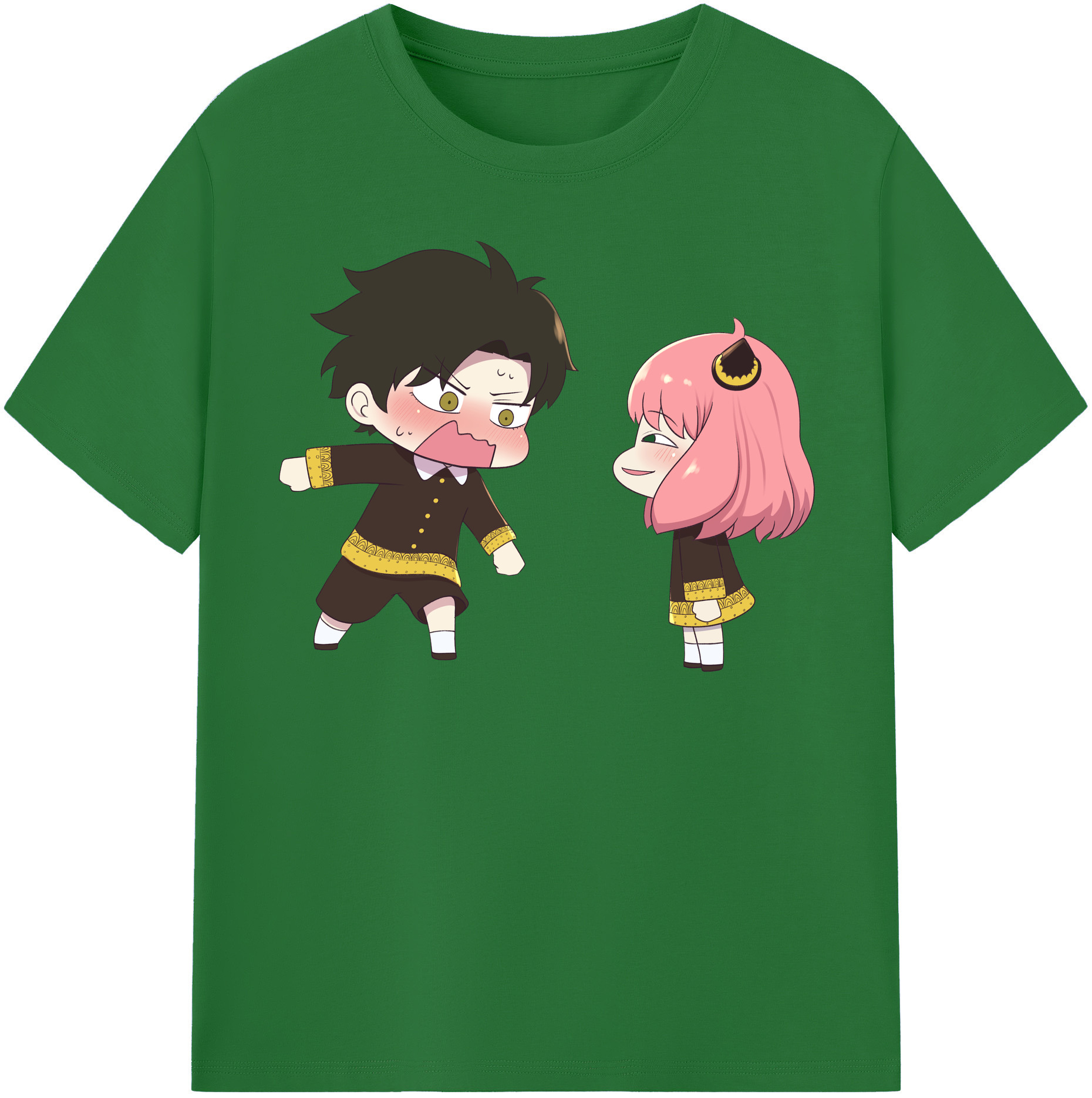 （画像用） SPY×FAMILY间谍家家酒 綿100％半袖Tシャツ（フロントプリント）
