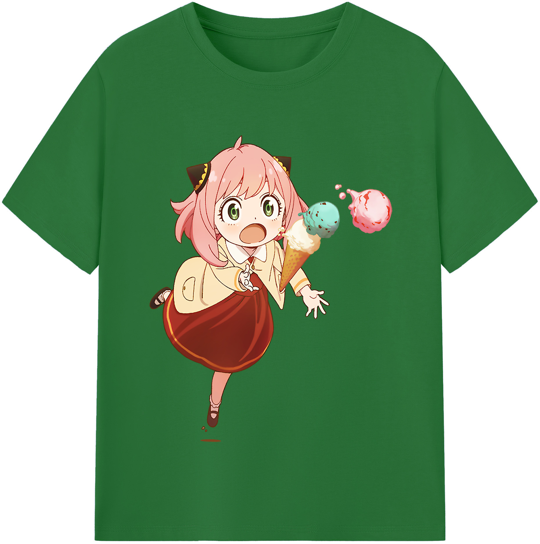 （画像用） SPY×FAMILY间谍家家酒 綿100％半袖Tシャツ（フロントプリント）
