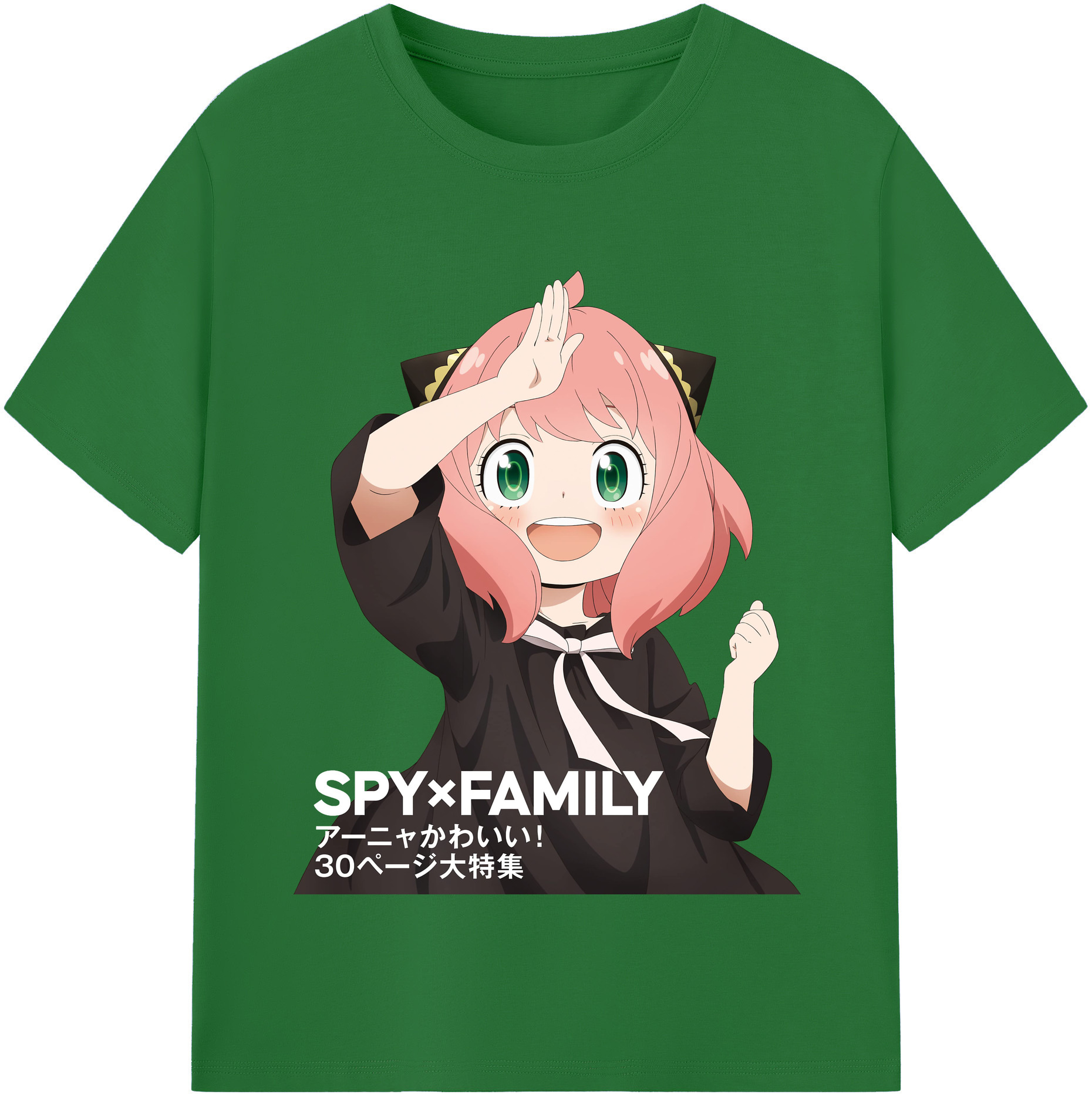 （画像用） SPY×FAMILY间谍家家酒 綿100％半袖Tシャツ（フロントプリント）