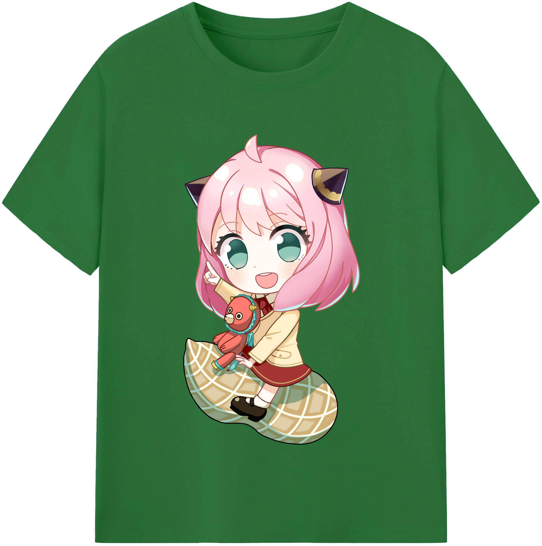 （画像用） SPY×FAMILY间谍家家酒 綿100％半袖Tシャツ（フロントプリント）