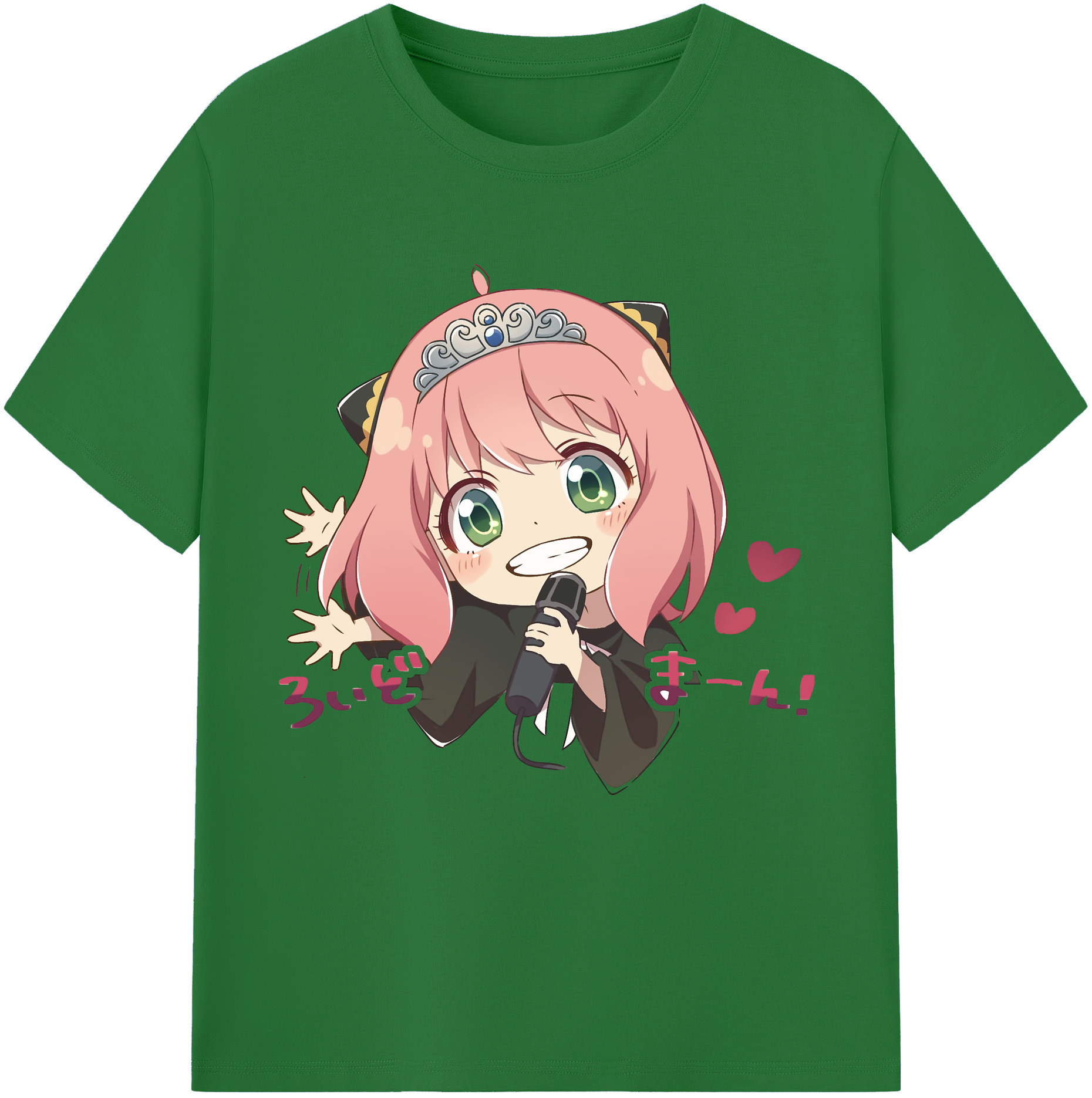 （画像用） SPY×FAMILY间谍家家酒 綿100％半袖Tシャツ（フロントプリント）