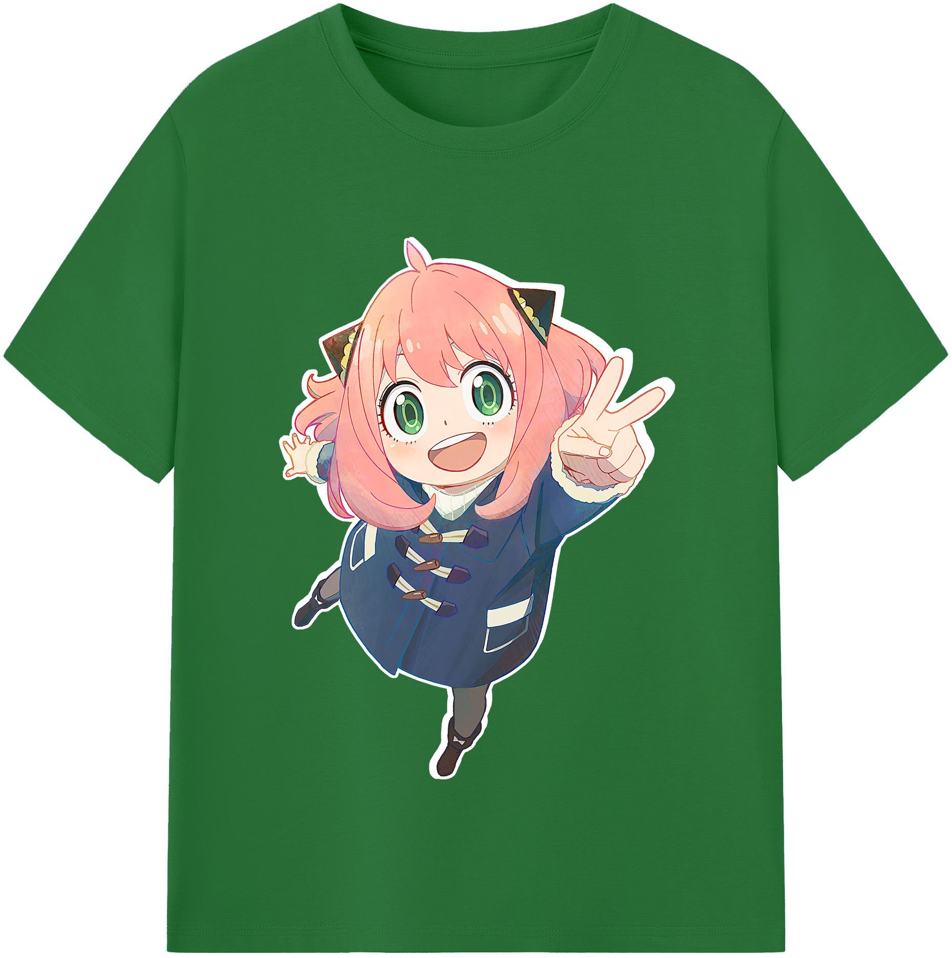 （画像用） SPY×FAMILY间谍家家酒 綿100％半袖Tシャツ（フロントプリント）
