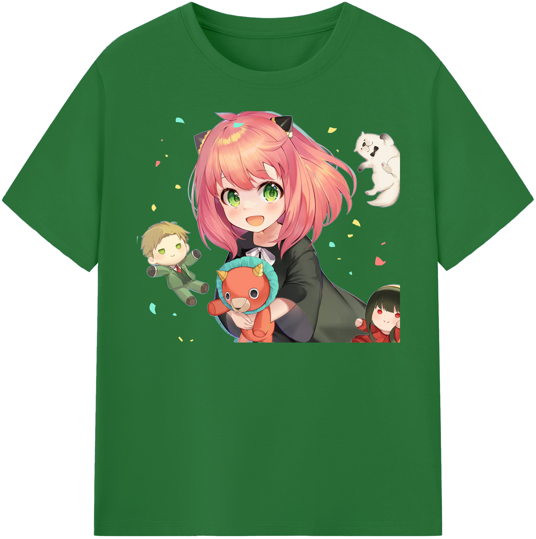 （画像用） SPY×FAMILY间谍家家酒 綿100％半袖Tシャツ（フロントプリント）