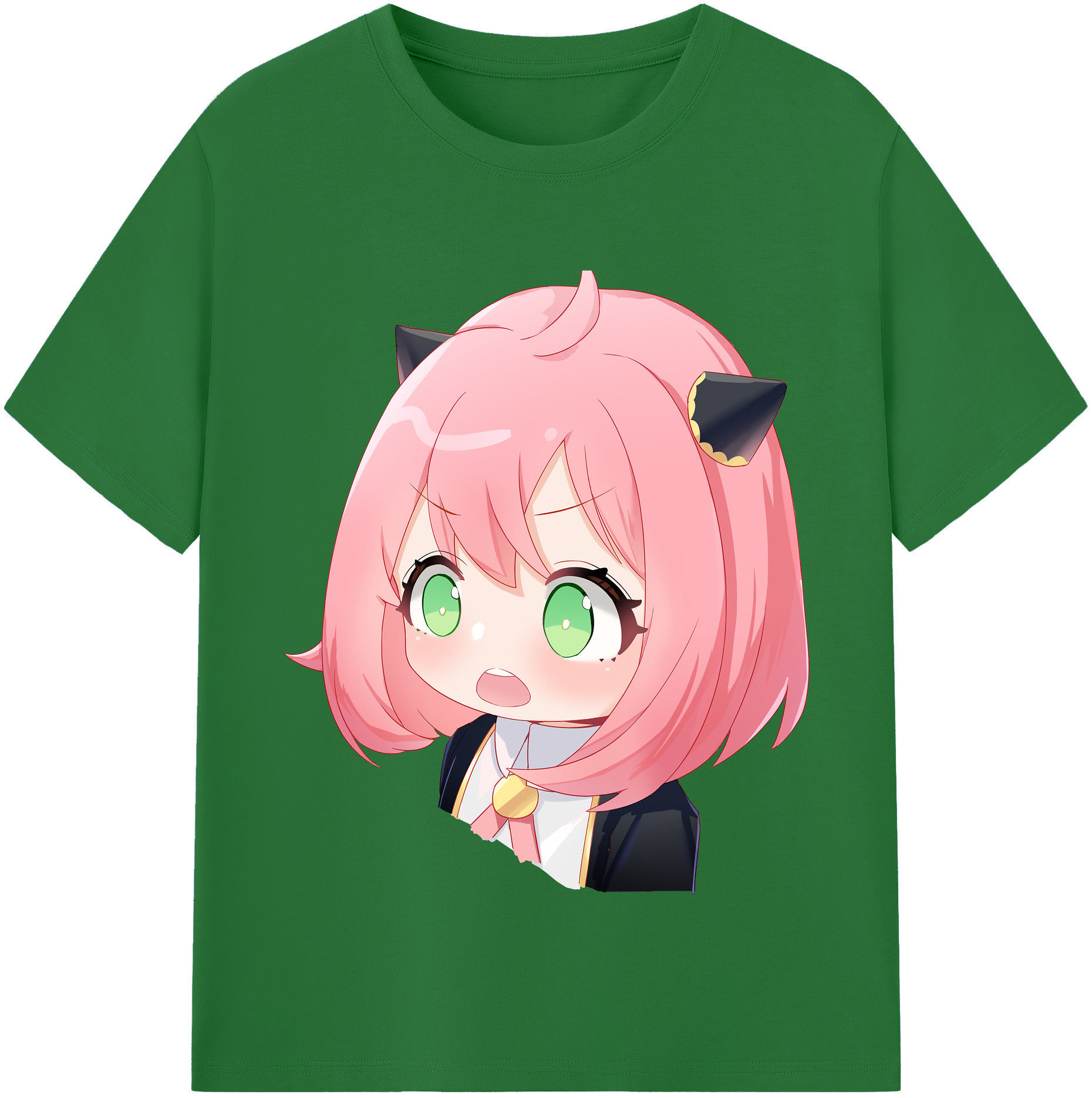 （画像用） SPY×FAMILY间谍家家酒 綿100％半袖Tシャツ（フロントプリント）