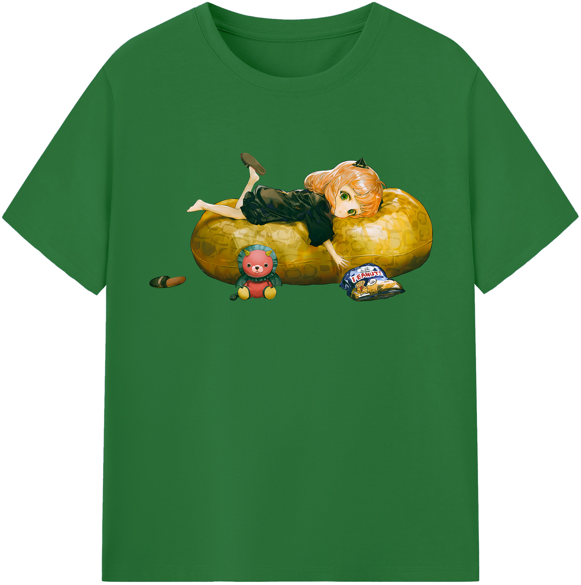 （画像用） SPY×FAMILY间谍家家酒 綿100％半袖Tシャツ（フロントプリント）