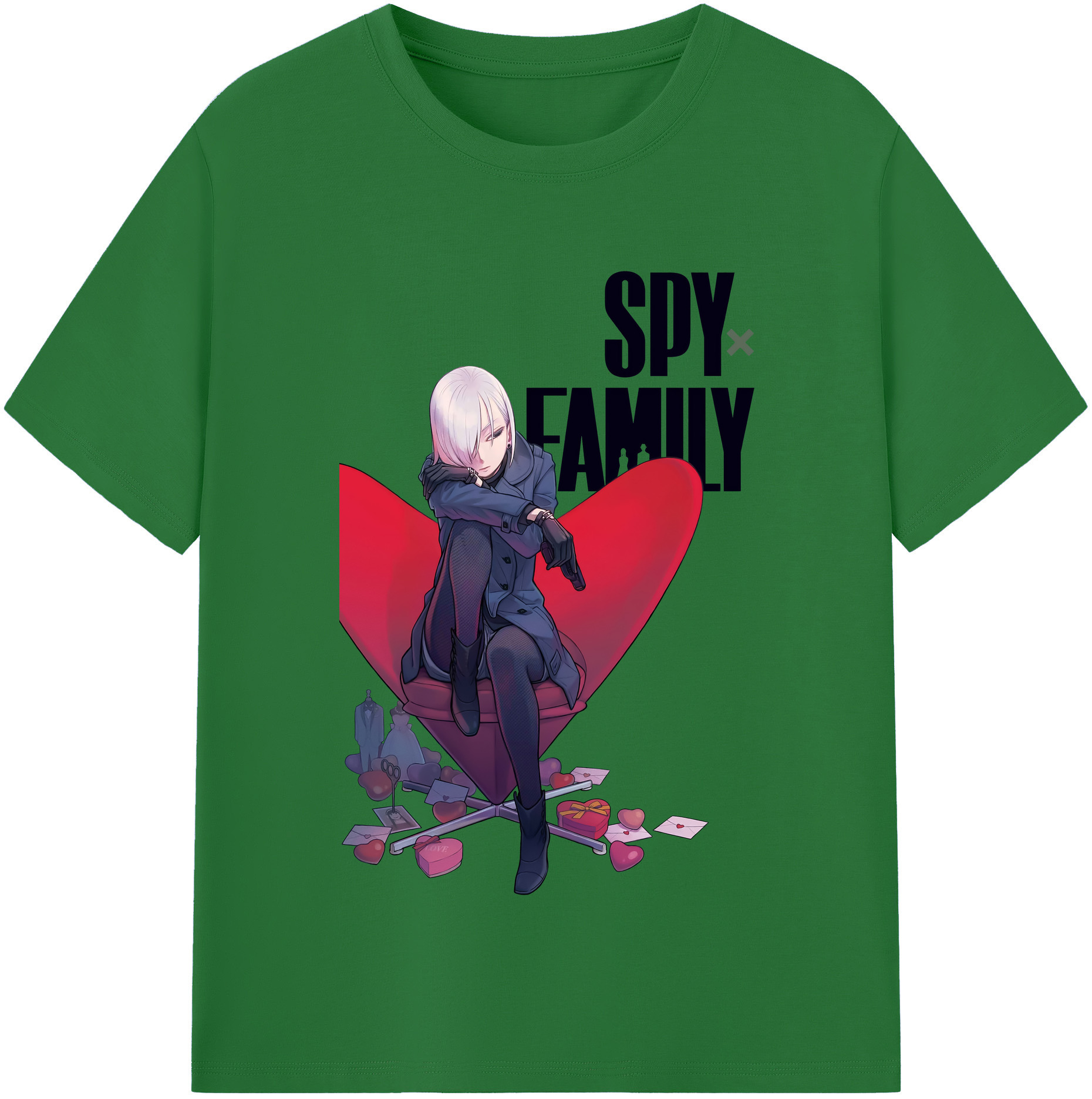 （画像用） SPY×FAMILY间谍家家酒 綿100％半袖Tシャツ（フロントプリント）