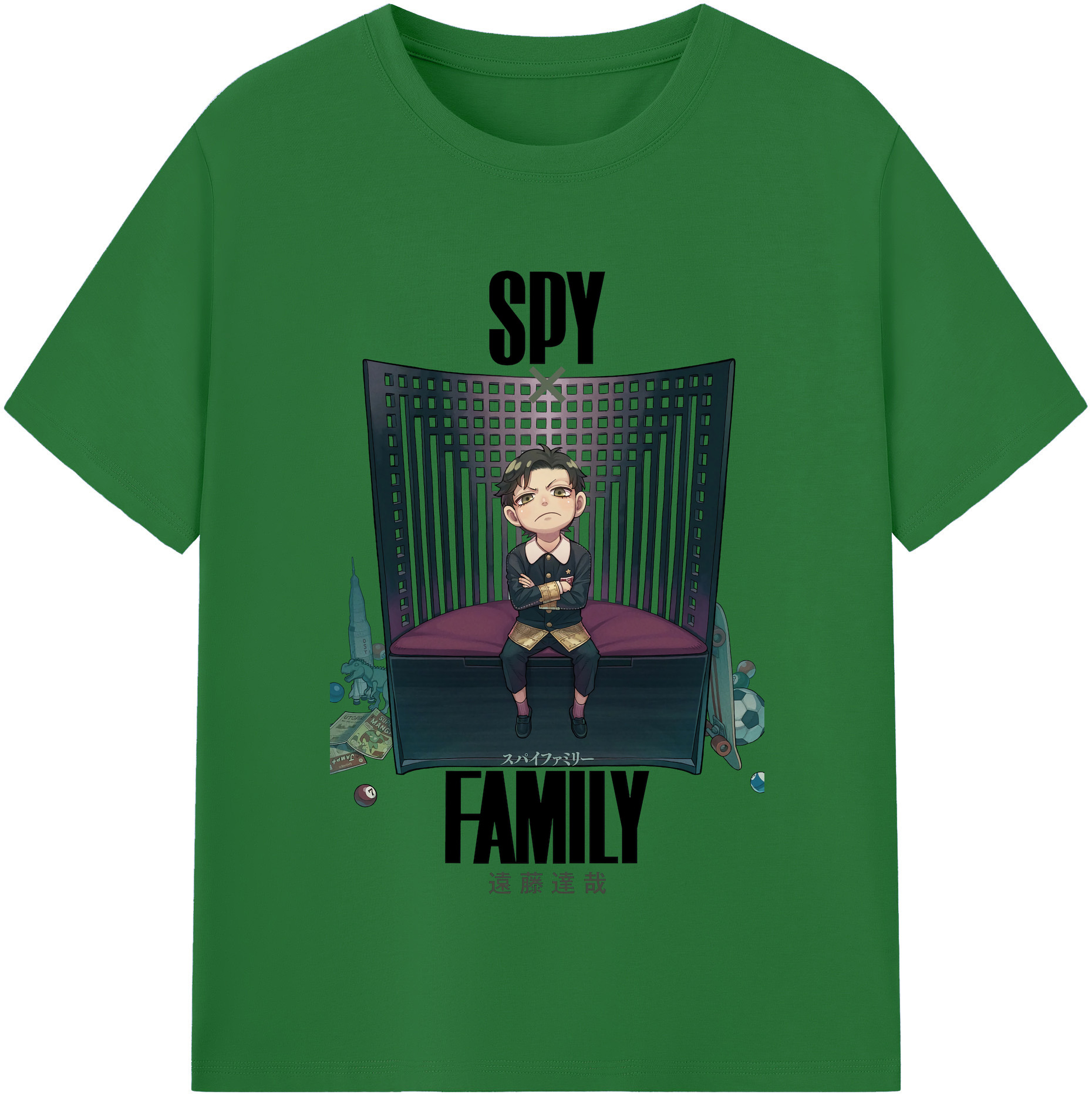 （画像用） SPY×FAMILY间谍家家酒 綿100％半袖Tシャツ（フロントプリント）