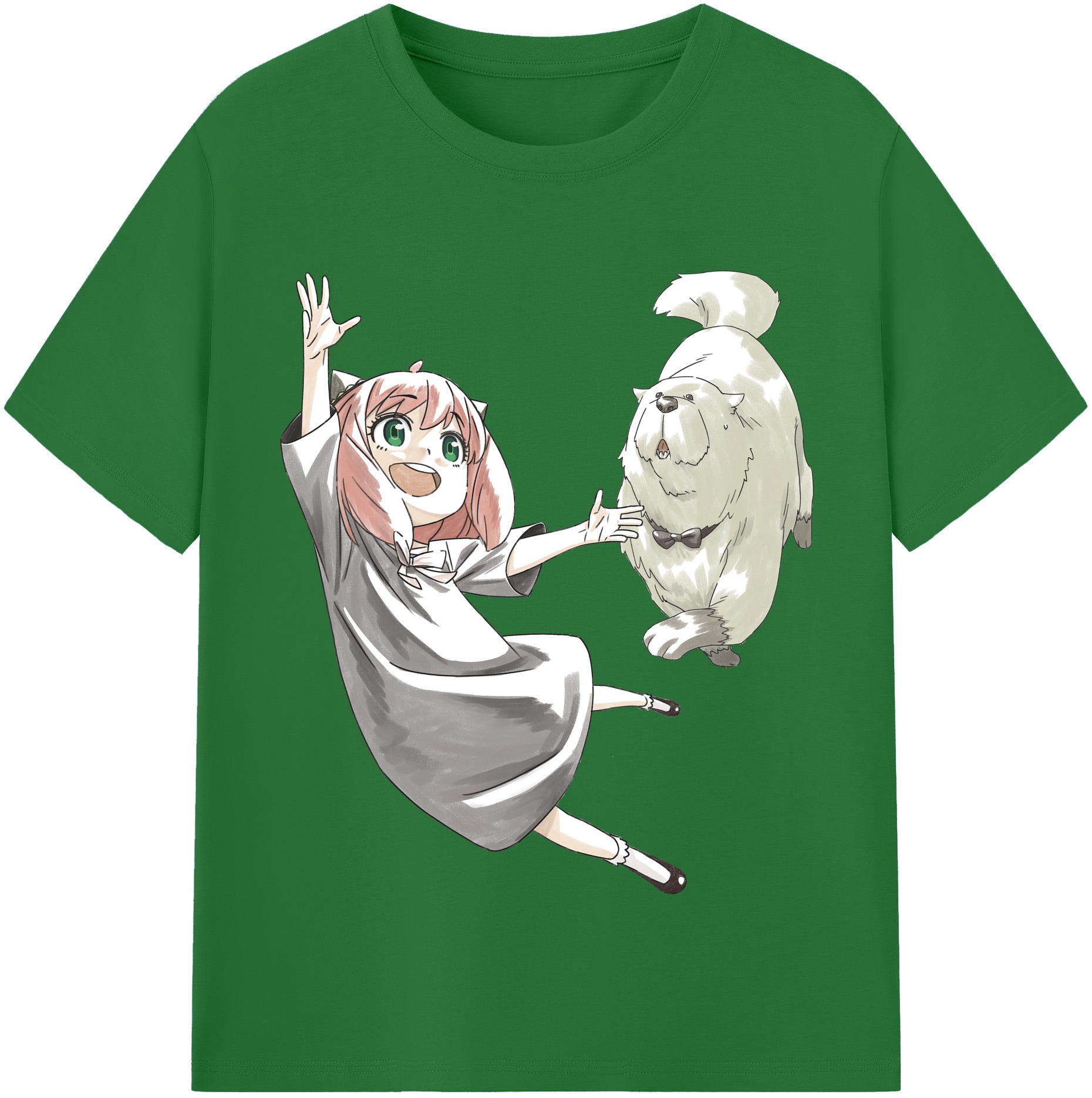 （画像用） SPY×FAMILY间谍家家酒 綿100％半袖Tシャツ（フロントプリント）