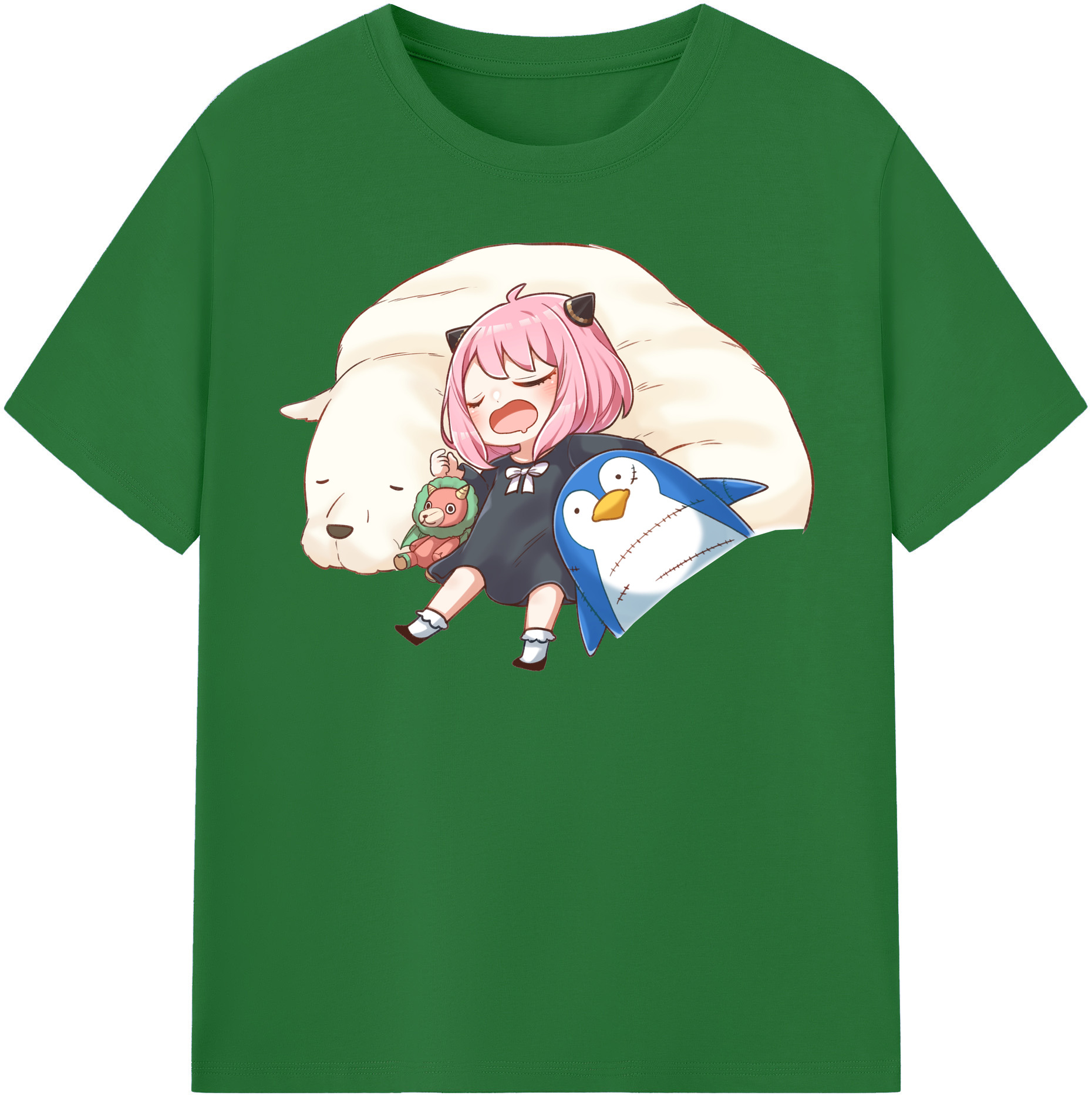 （画像用） SPY×FAMILY间谍家家酒 綿100％半袖Tシャツ（フロントプリント）