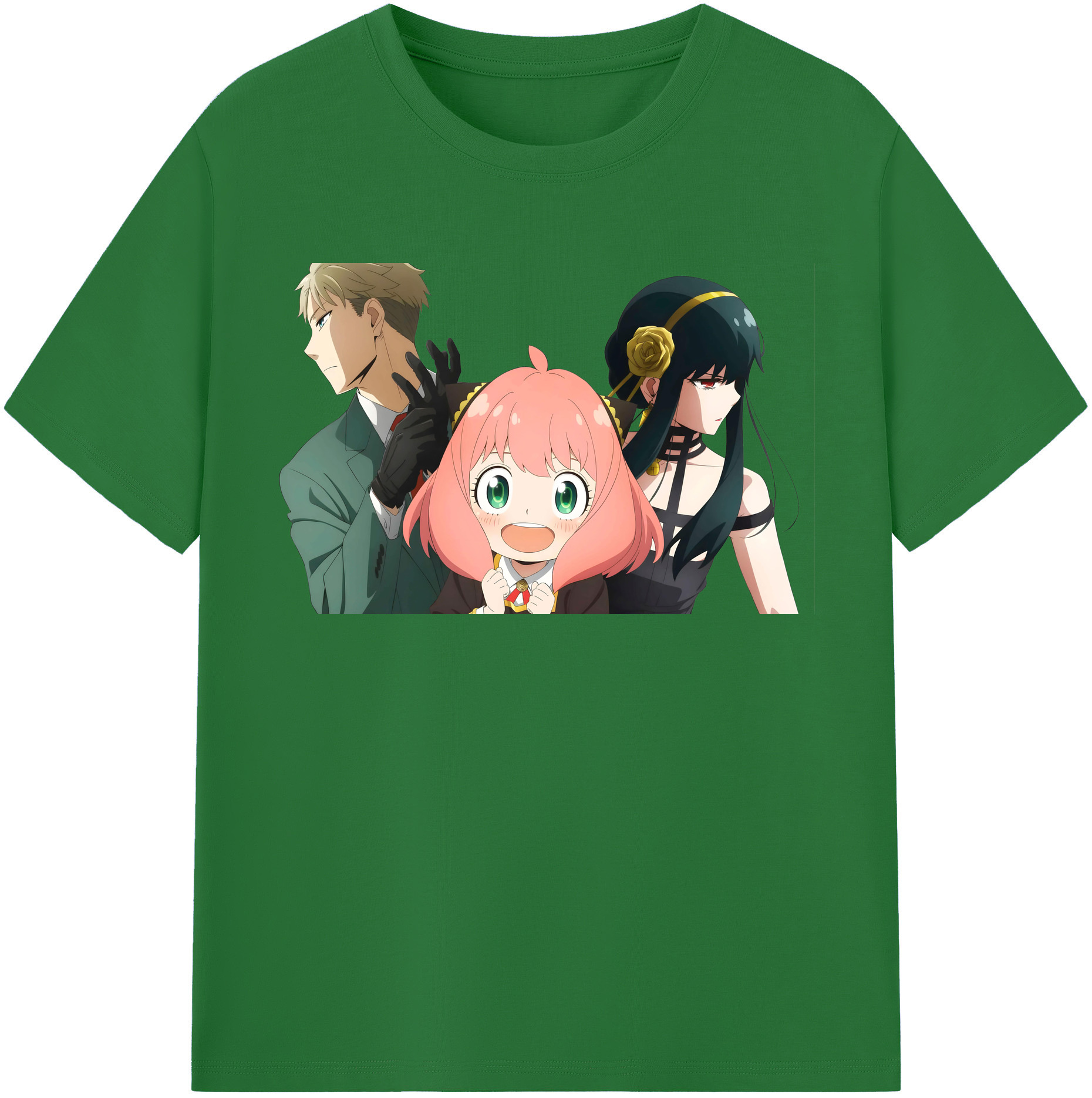 （画像用） SPY×FAMILY间谍家家酒 綿100％半袖Tシャツ（フロントプリント）