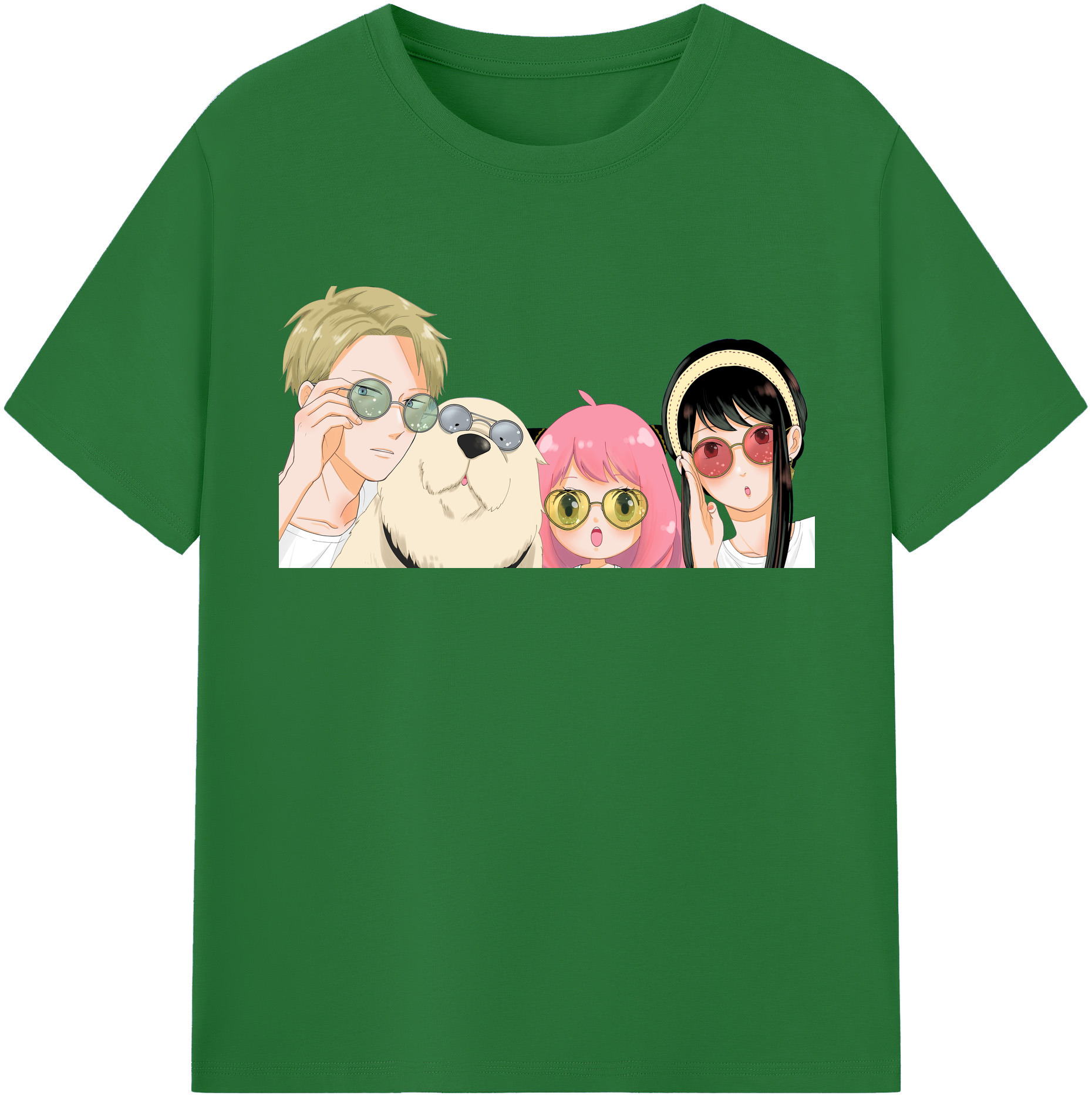 （画像用） SPY×FAMILY间谍家家酒 綿100％半袖Tシャツ（フロントプリント）