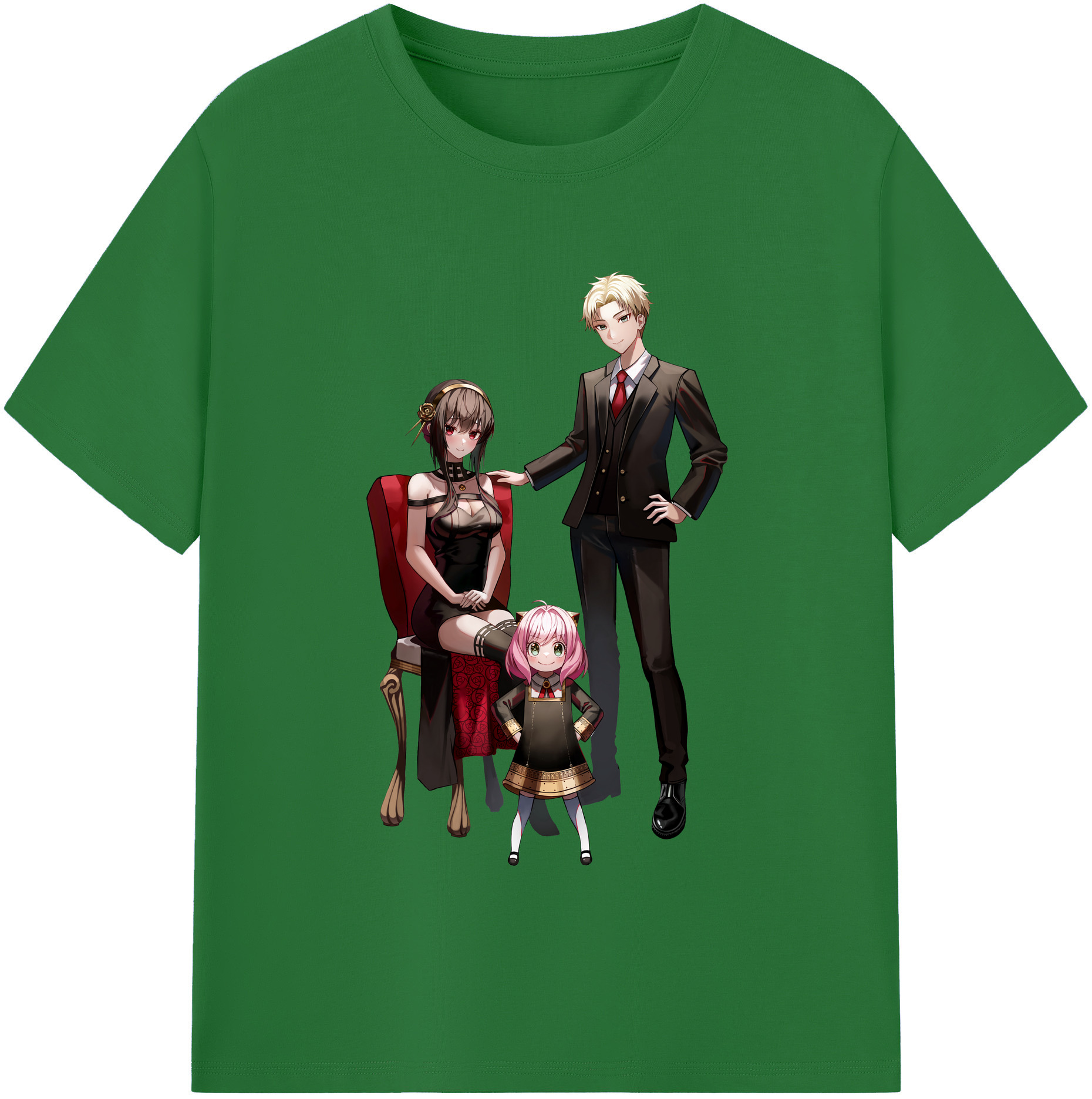 （画像用） SPY×FAMILY间谍家家酒 綿100％半袖Tシャツ（フロントプリント）