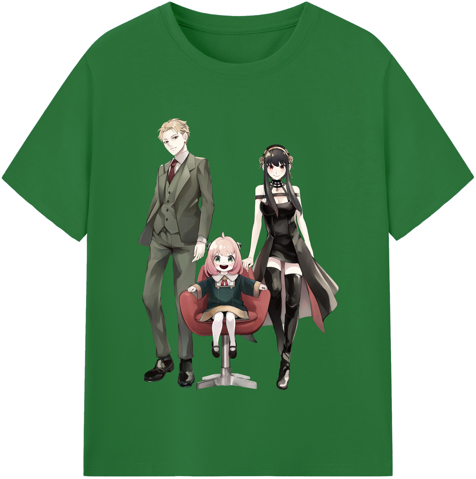 （画像用） SPY×FAMILY间谍家家酒 綿100％半袖Tシャツ（フロントプリント）