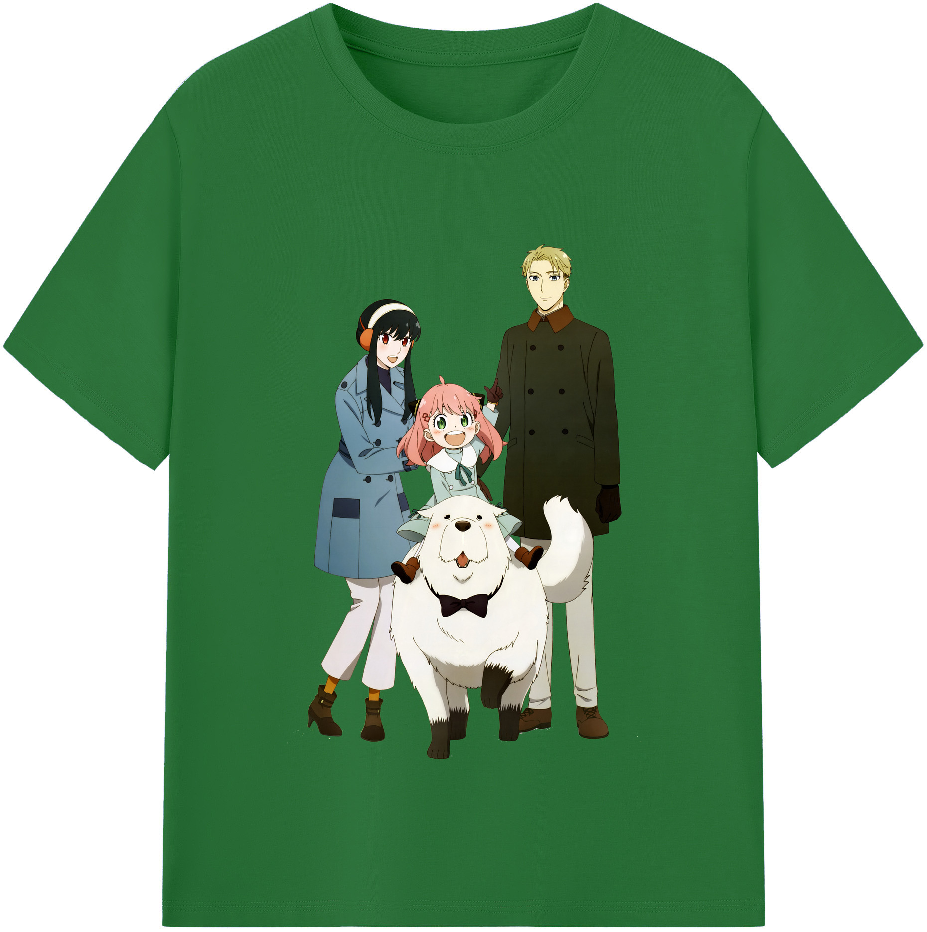 （画像用） SPY×FAMILY间谍家家酒 綿100％半袖Tシャツ（フロントプリント）