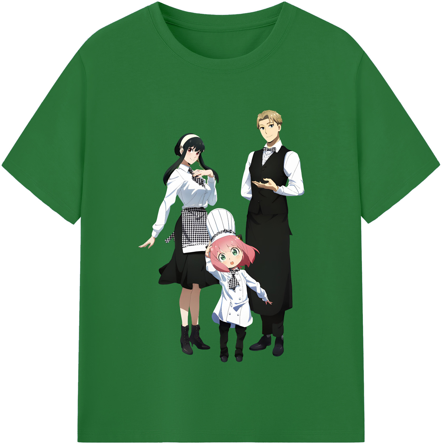 （画像用） SPY×FAMILY间谍家家酒 綿100％半袖Tシャツ（フロントプリント）