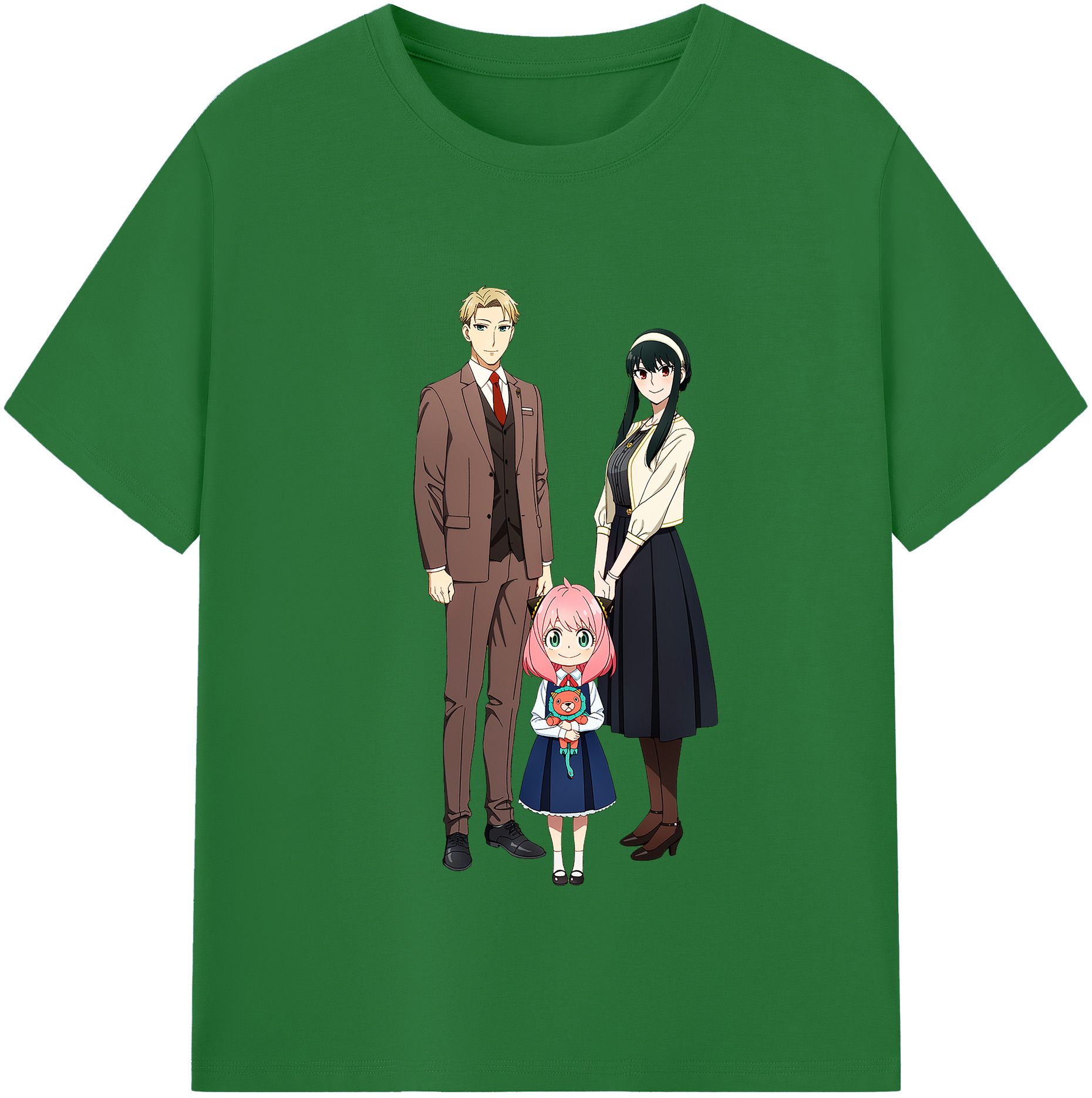 （画像用） SPY×FAMILY间谍家家酒 綿100％半袖Tシャツ（フロントプリント）