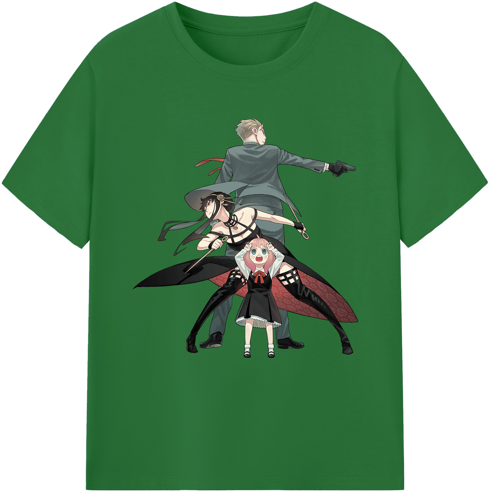 （画像用） SPY×FAMILY间谍家家酒 綿100％半袖Tシャツ（フロントプリント）