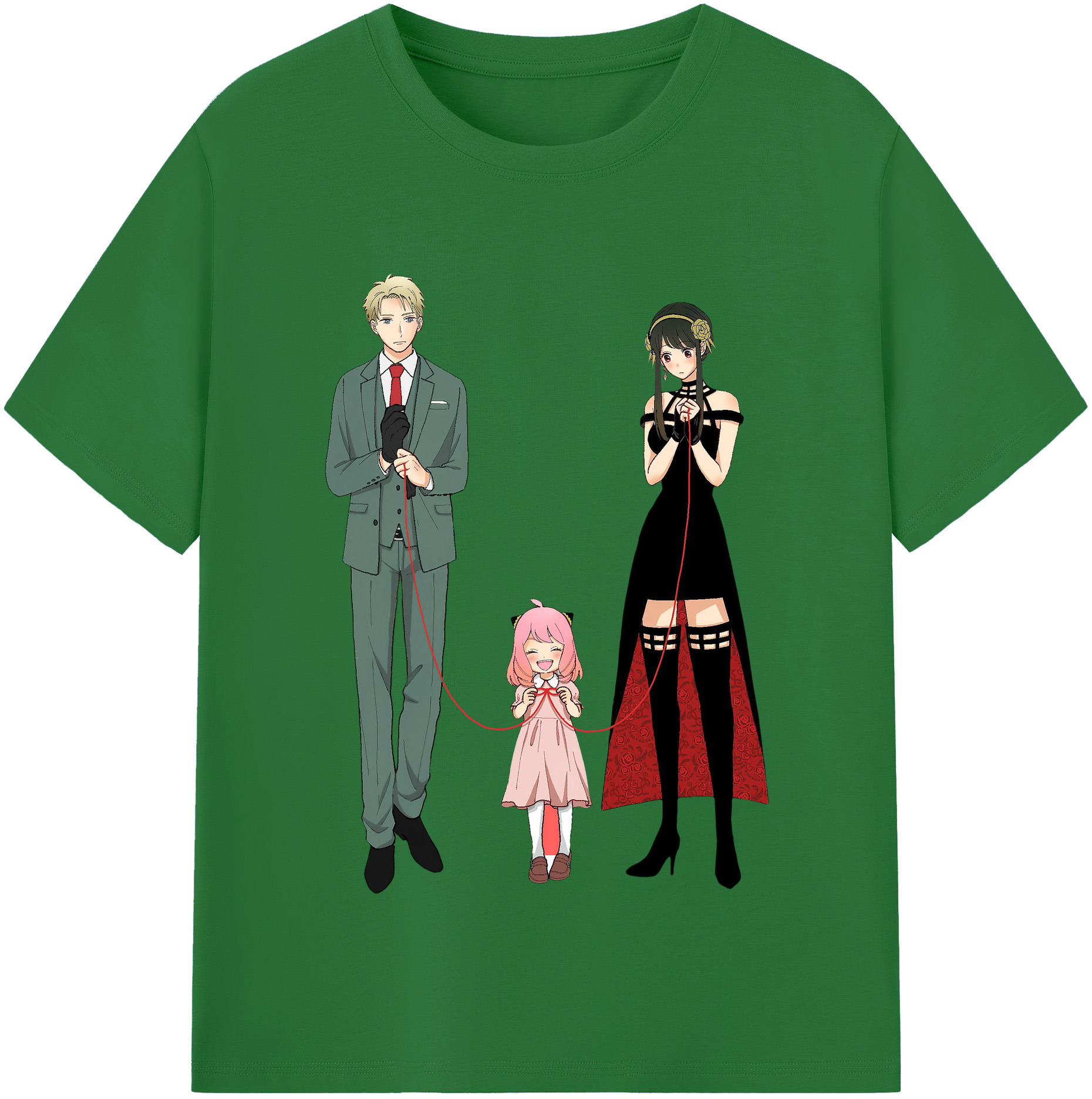 （画像用） SPY×FAMILY间谍家家酒 綿100％半袖Tシャツ（フロントプリント）
