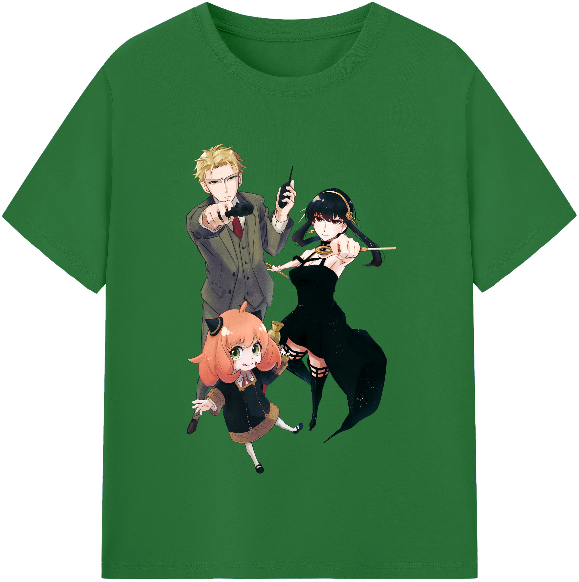 （画像用） SPY×FAMILY间谍家家酒 綿100％半袖Tシャツ（フロントプリント）