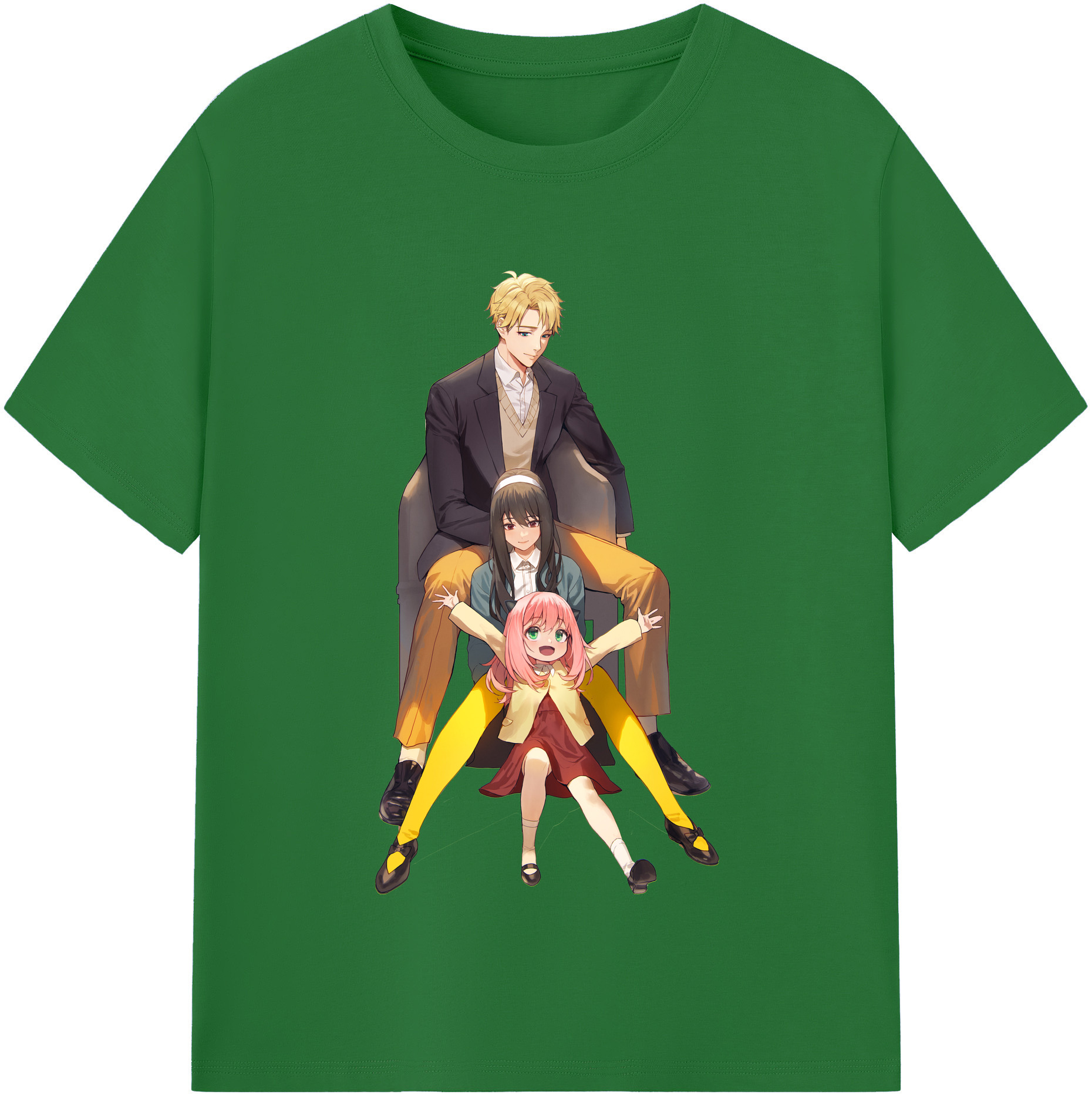 （画像用） SPY×FAMILY间谍家家酒 綿100％半袖Tシャツ（フロントプリント）