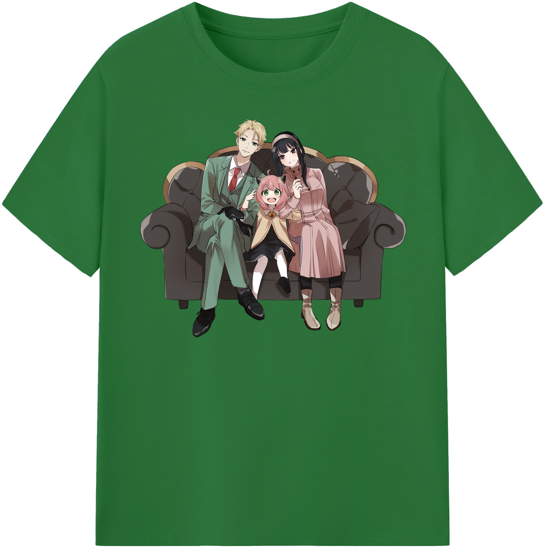 （画像用） SPY×FAMILY间谍家家酒 綿100％半袖Tシャツ（フロントプリント）