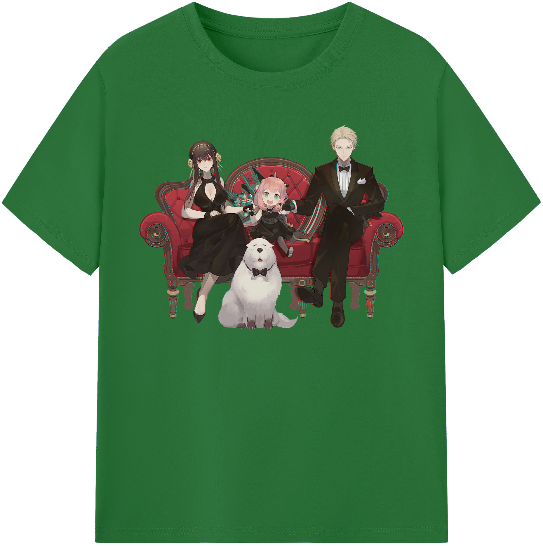 （画像用） SPY×FAMILY间谍家家酒 綿100％半袖Tシャツ（フロントプリント）