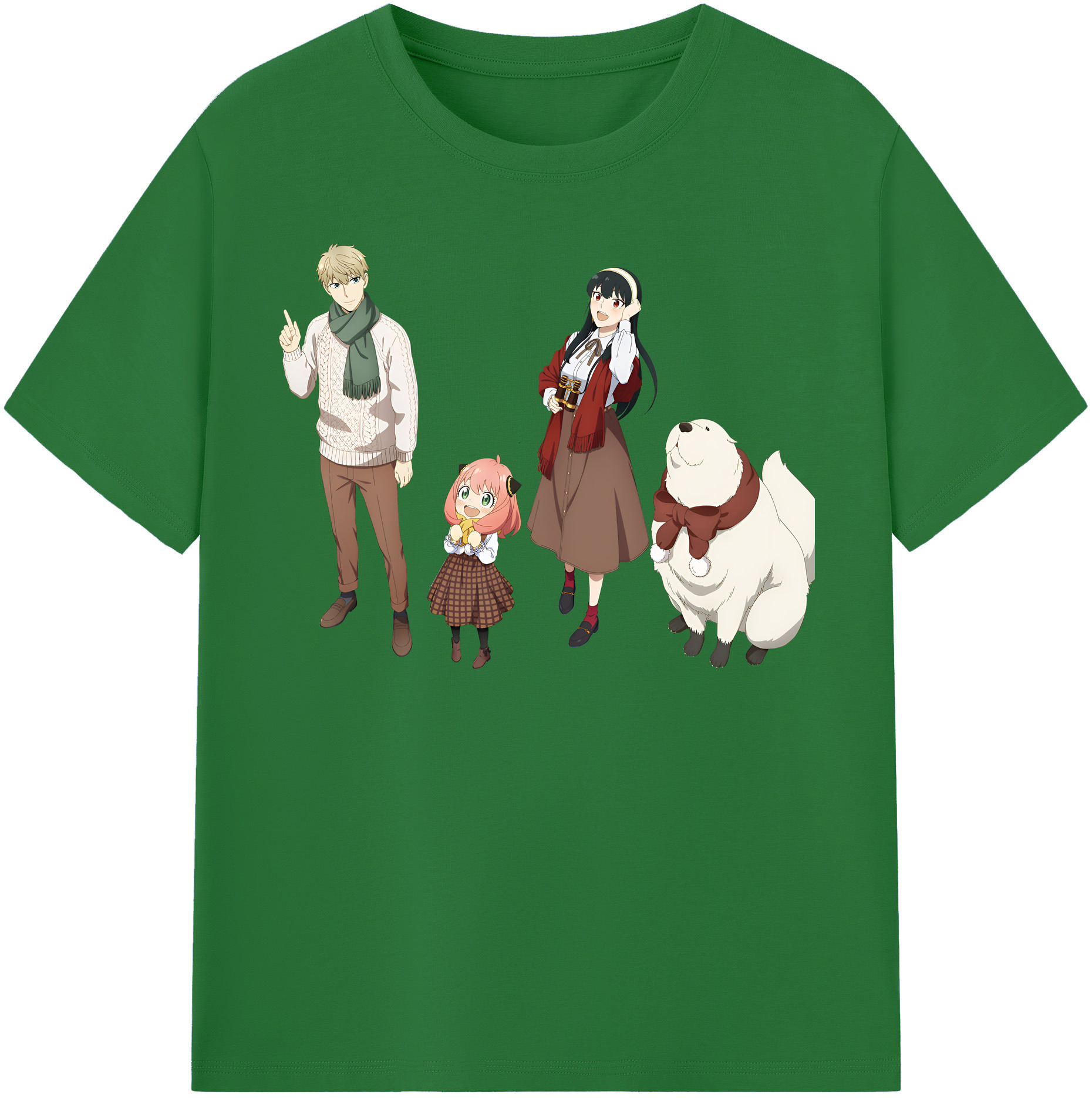 （画像用） SPY×FAMILY间谍家家酒 綿100％半袖Tシャツ（フロントプリント）