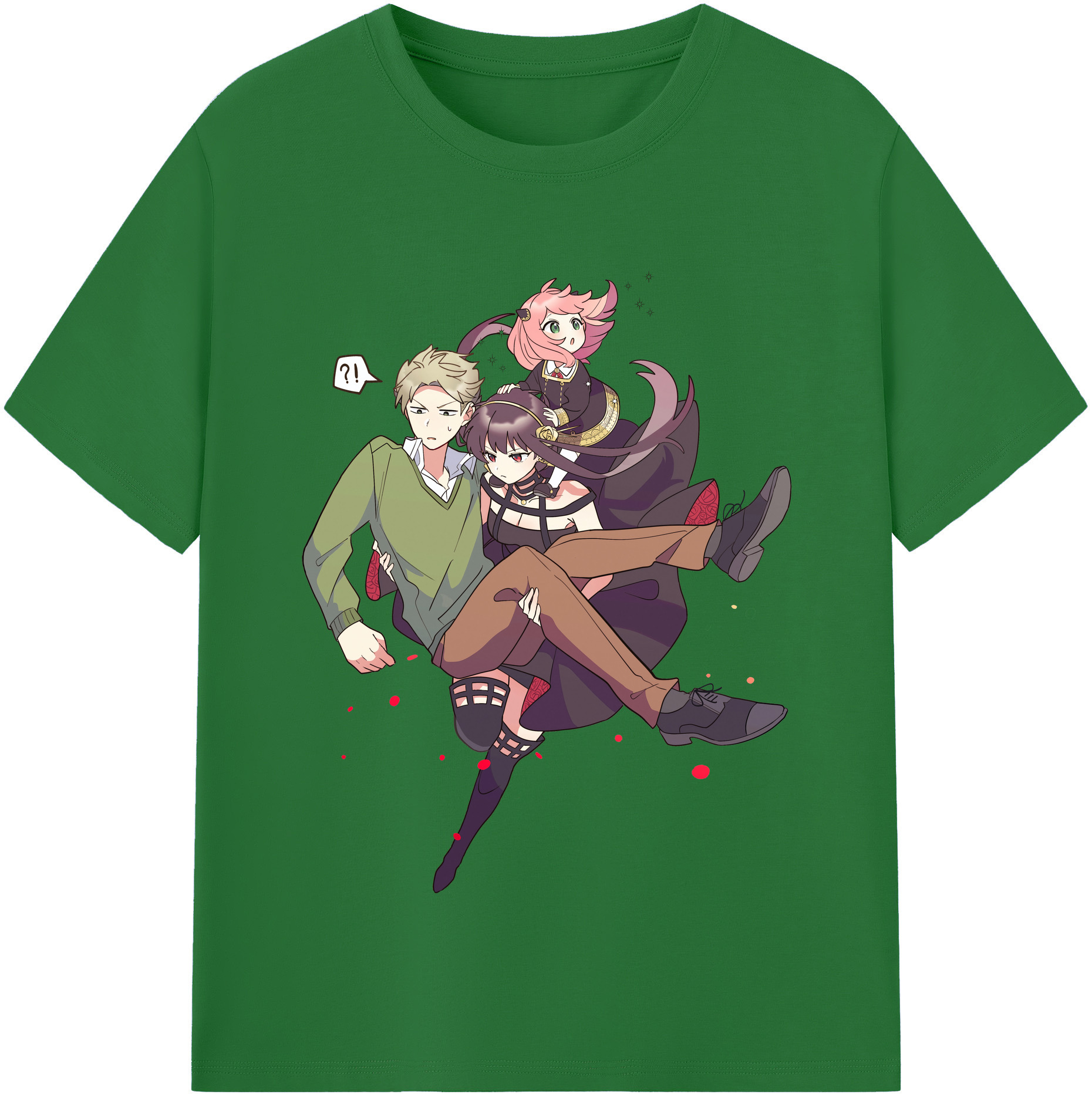 （画像用） SPY×FAMILY间谍家家酒 綿100％半袖Tシャツ（フロントプリント）