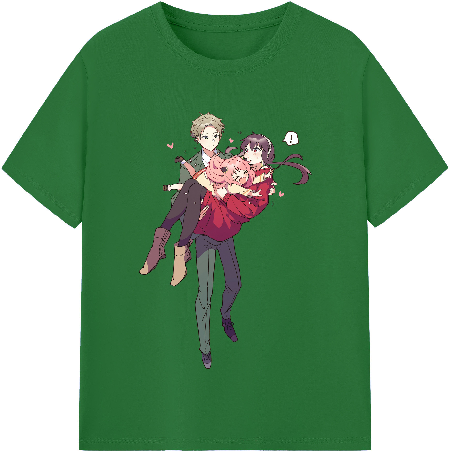 （画像用） SPY×FAMILY间谍家家酒 綿100％半袖Tシャツ（フロントプリント）