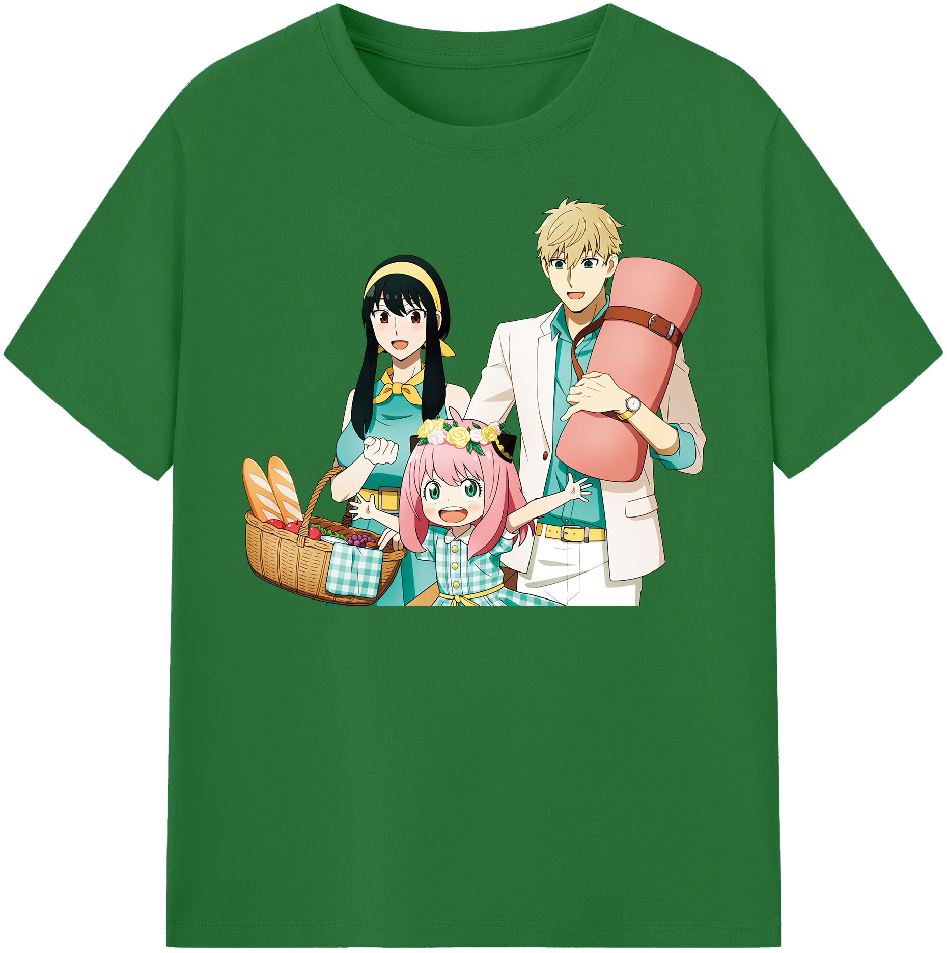 （画像用） SPY×FAMILY间谍家家酒 綿100％半袖Tシャツ（フロントプリント）