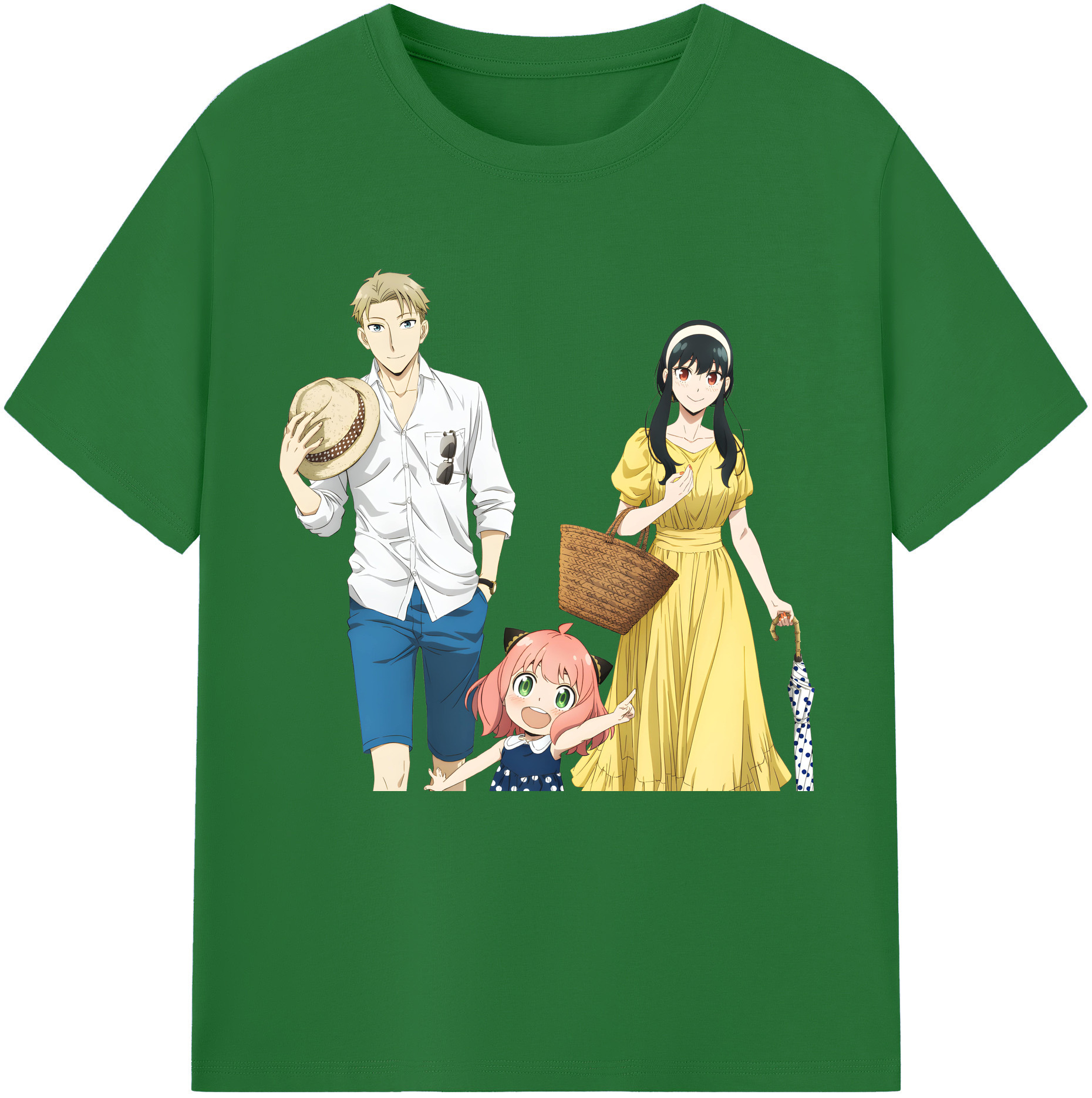 （画像用） SPY×FAMILY间谍家家酒 綿100％半袖Tシャツ（フロントプリント）