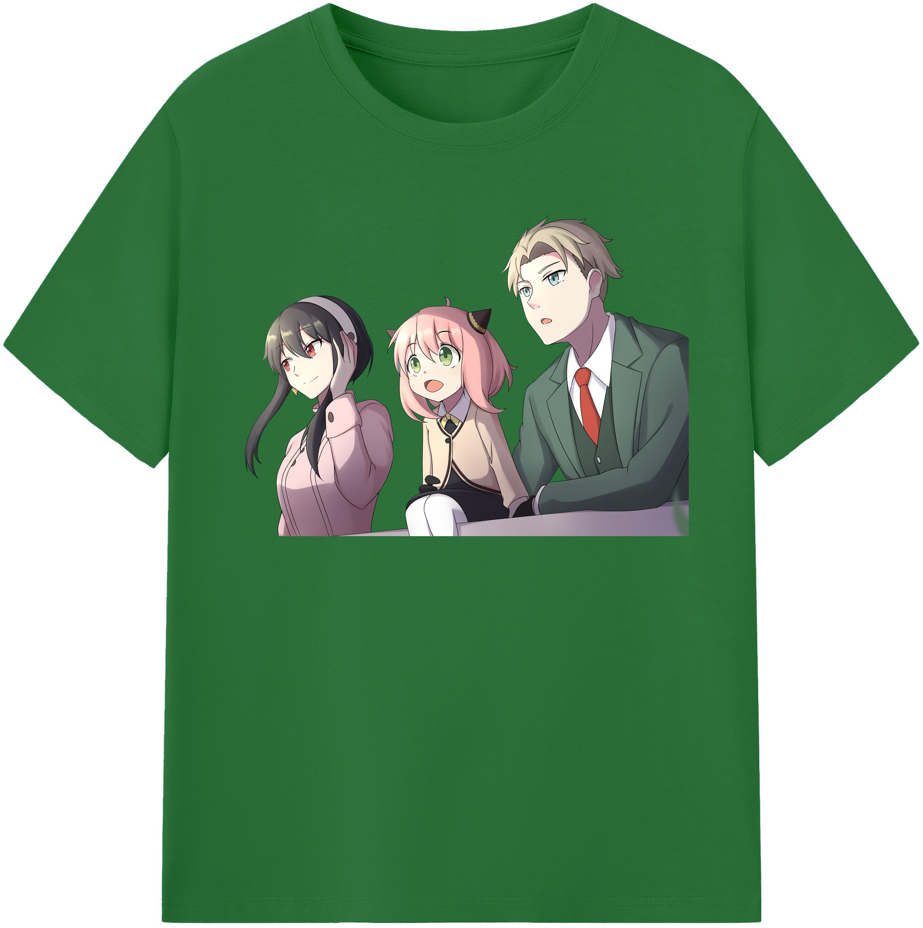 （画像用） SPY×FAMILY间谍家家酒 綿100％半袖Tシャツ（フロントプリント）