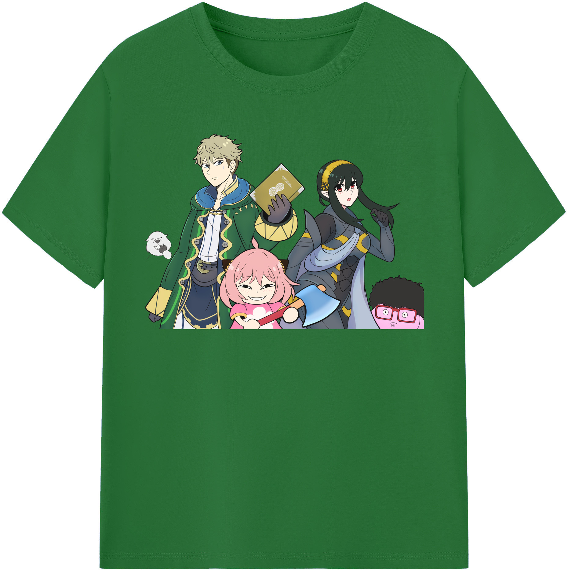 （画像用） SPY×FAMILY间谍家家酒 綿100％半袖Tシャツ（フロントプリント）