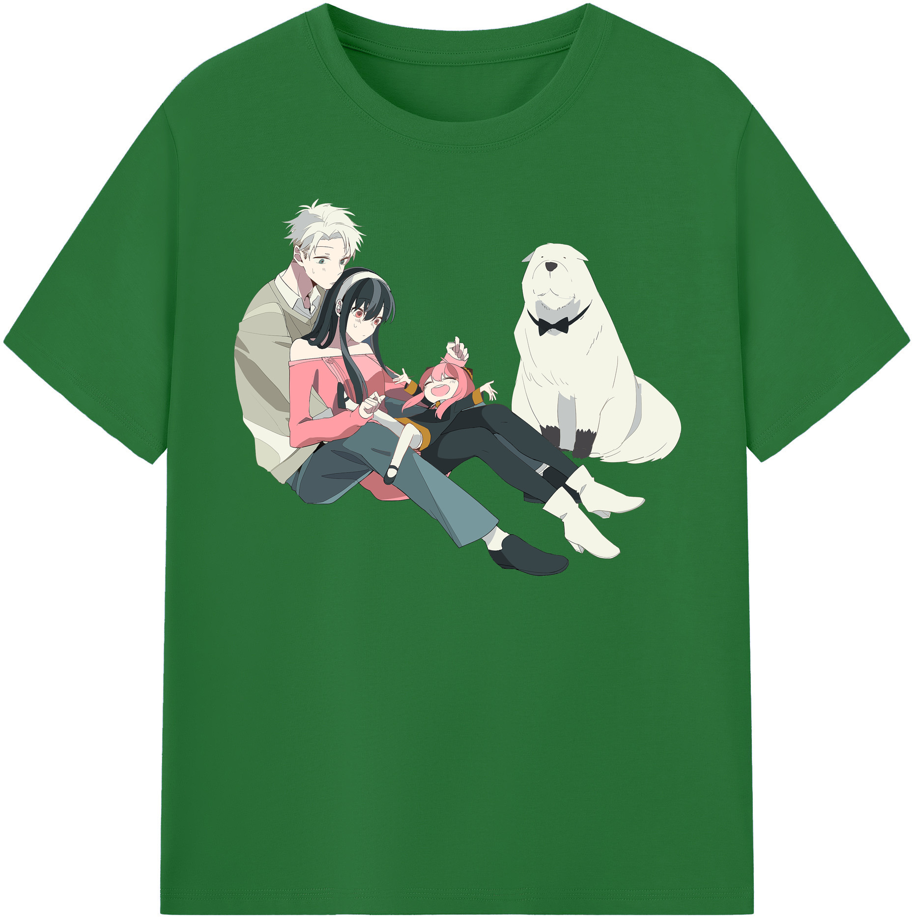 （画像用） SPY×FAMILY间谍家家酒 綿100％半袖Tシャツ（フロントプリント）