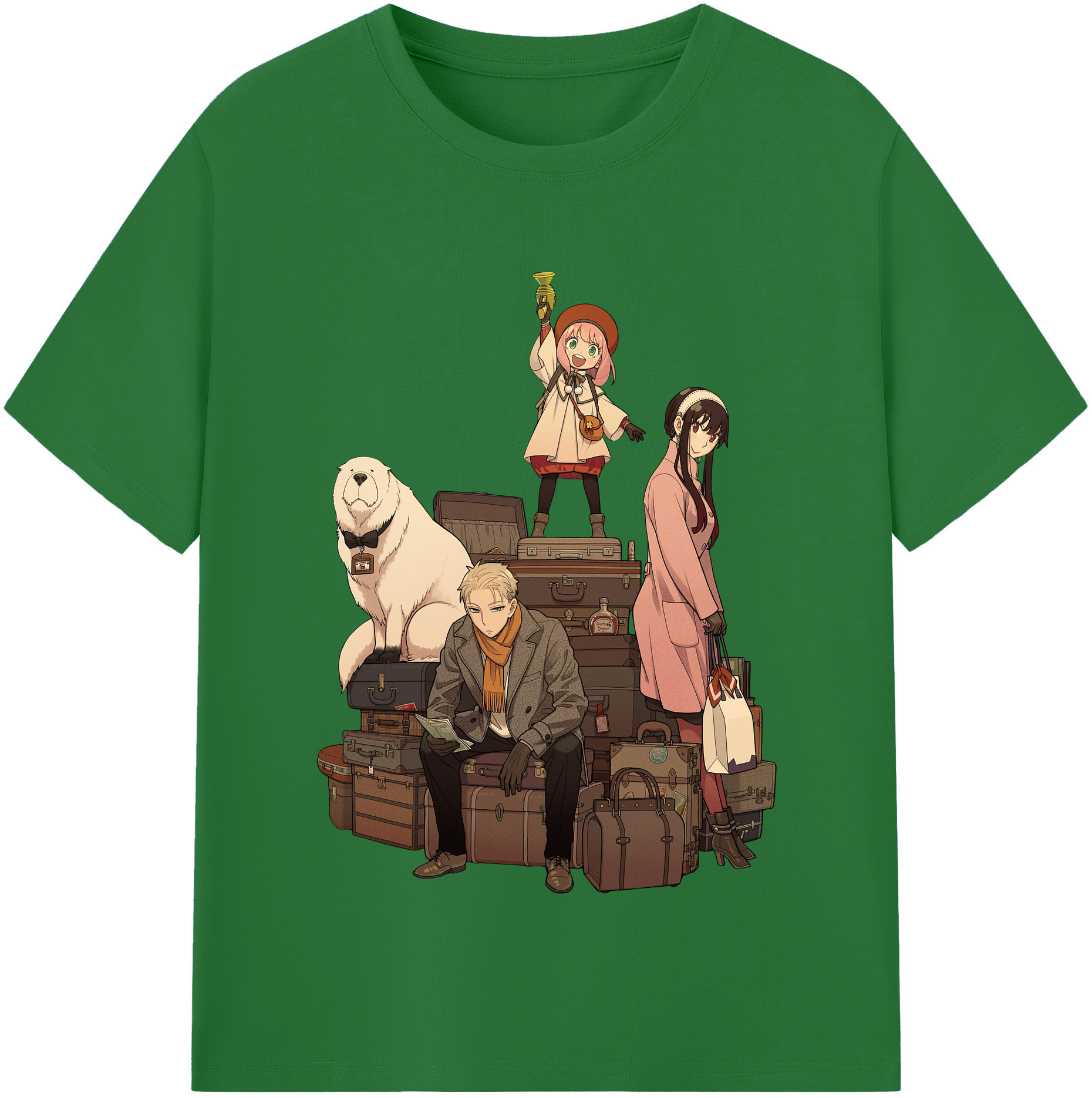 （画像用） SPY×FAMILY间谍家家酒 綿100％半袖Tシャツ（フロントプリント）