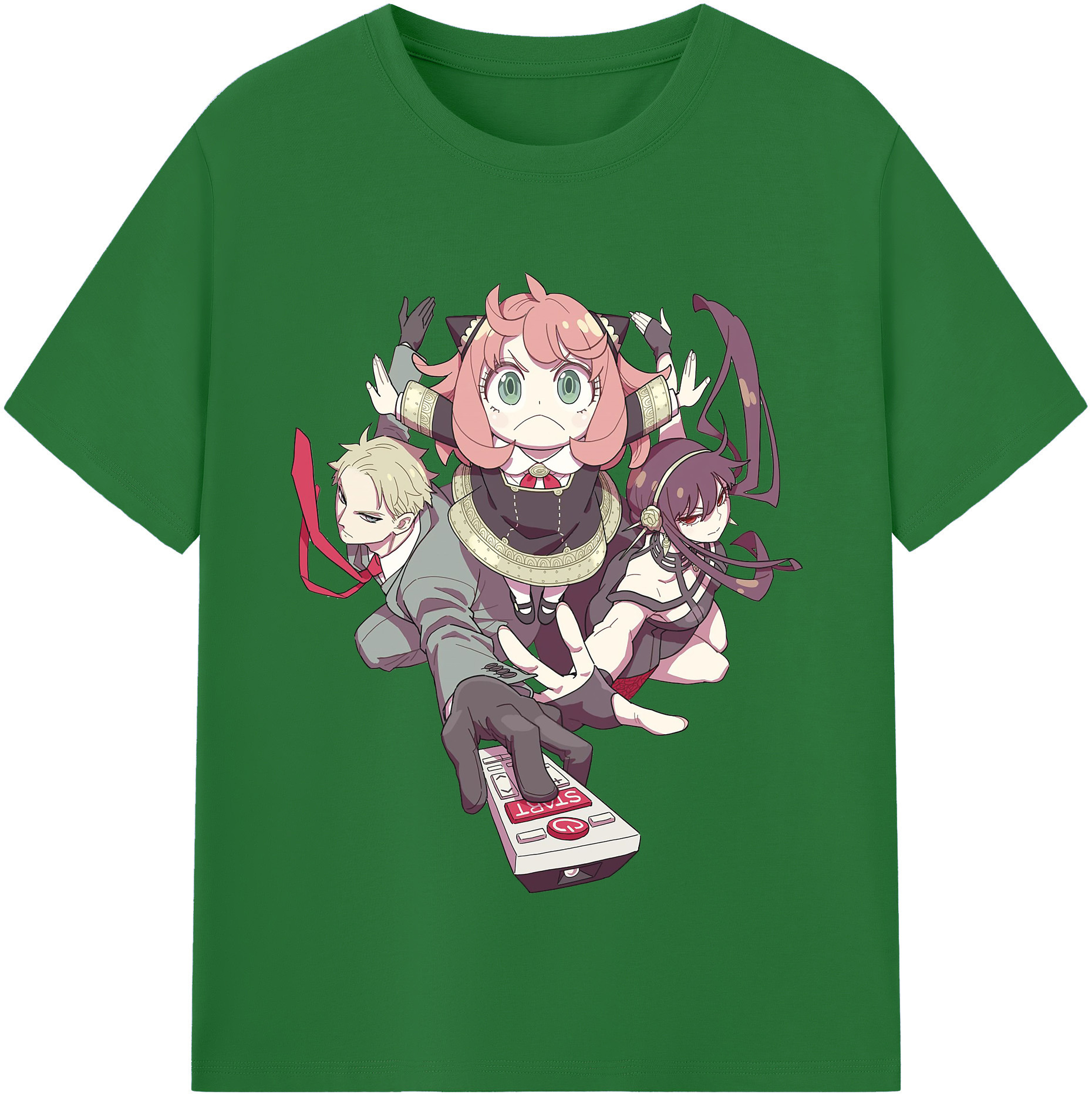（画像用） SPY×FAMILY间谍家家酒 綿100％半袖Tシャツ（フロントプリント）