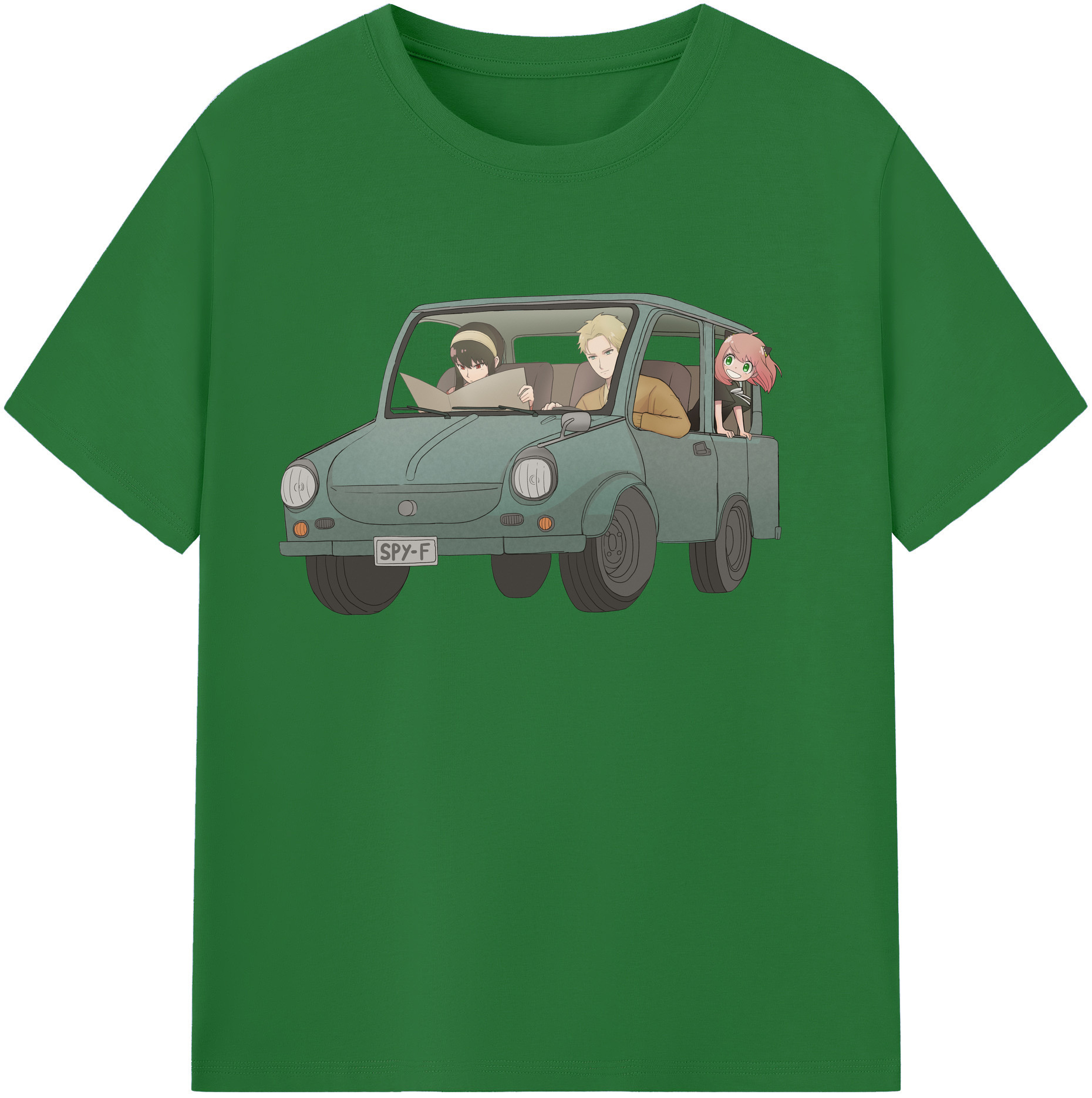 （画像用） SPY×FAMILY间谍家家酒 綿100％半袖Tシャツ（フロントプリント）
