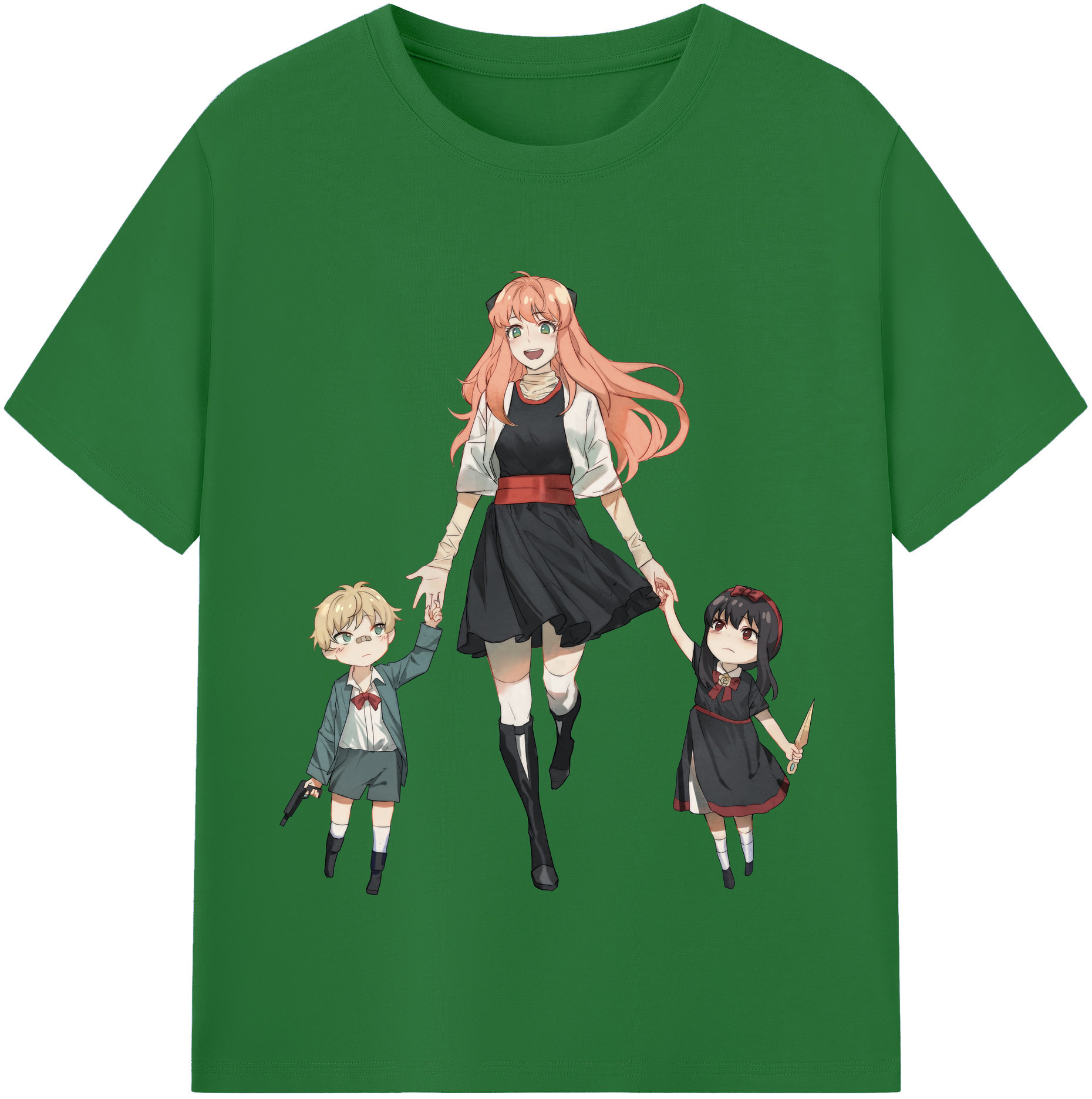 （画像用） SPY×FAMILY间谍家家酒 綿100％半袖Tシャツ（フロントプリント）