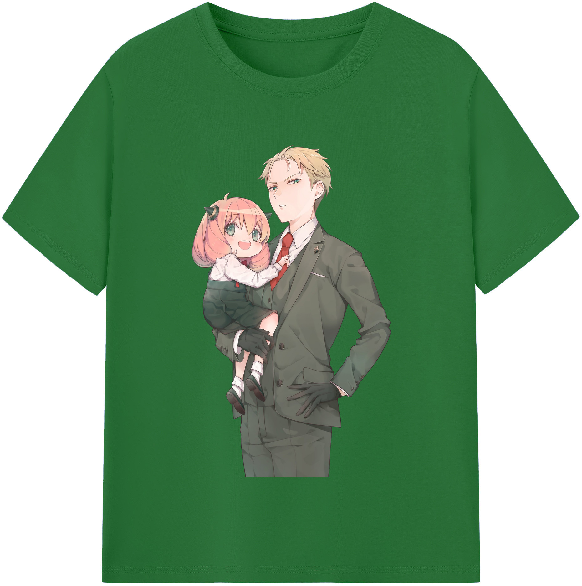 （画像用） SPY×FAMILY间谍家家酒 綿100％半袖Tシャツ（フロントプリント）