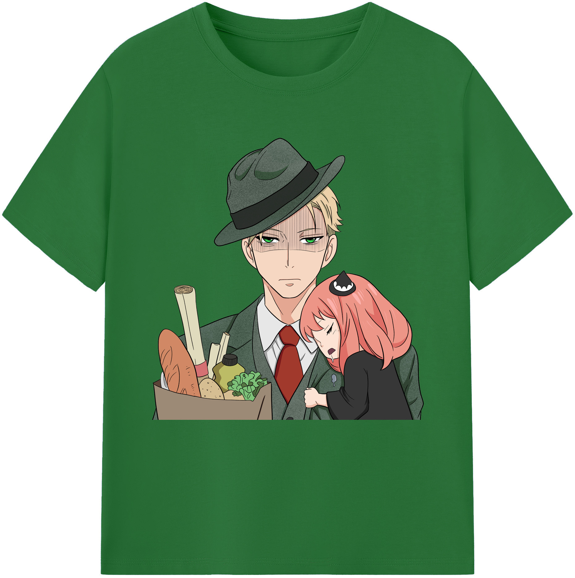 （画像用） SPY×FAMILY间谍家家酒 綿100％半袖Tシャツ（フロントプリント）