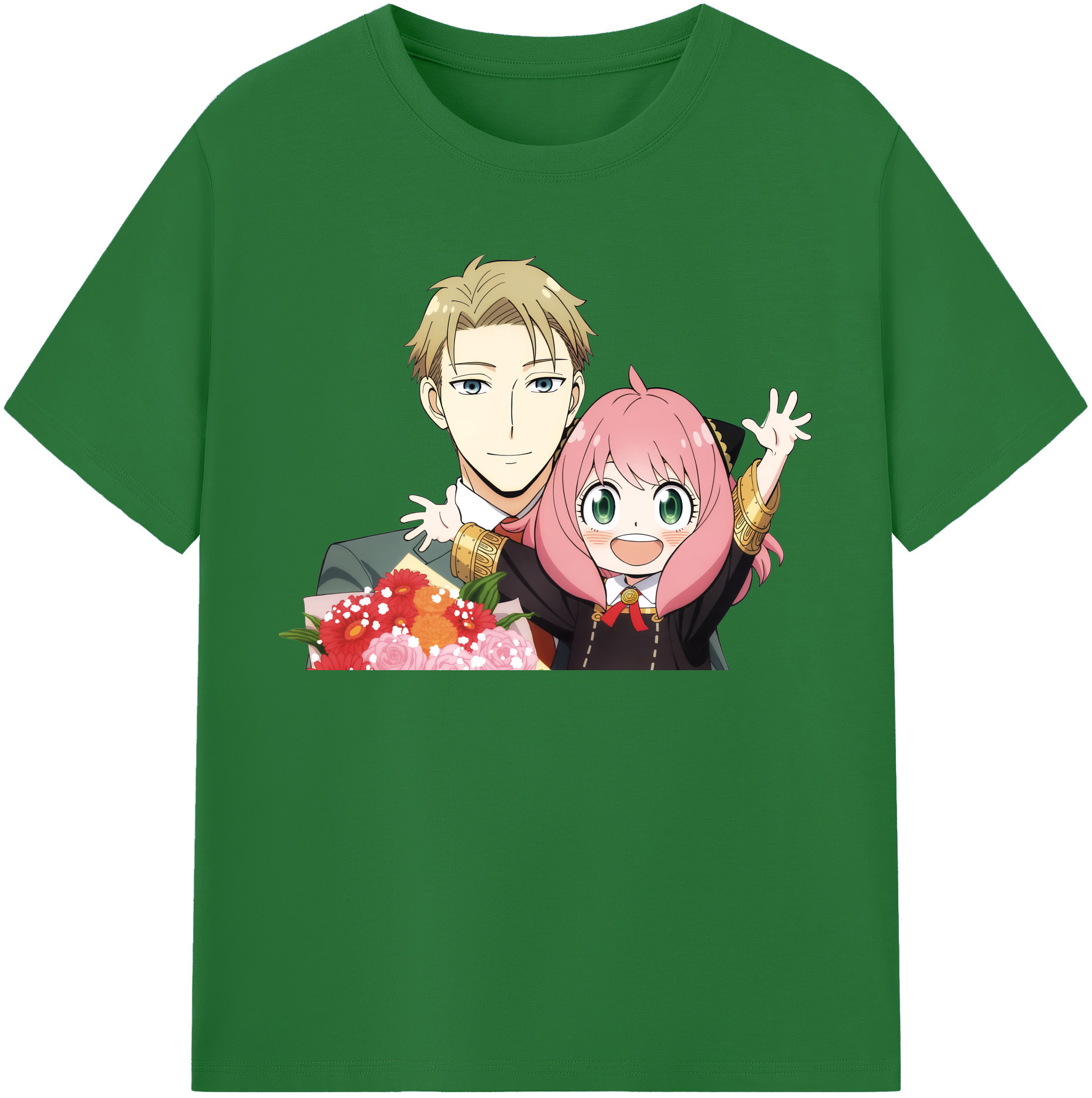 （画像用） SPY×FAMILY间谍家家酒 綿100％半袖Tシャツ（フロントプリント）