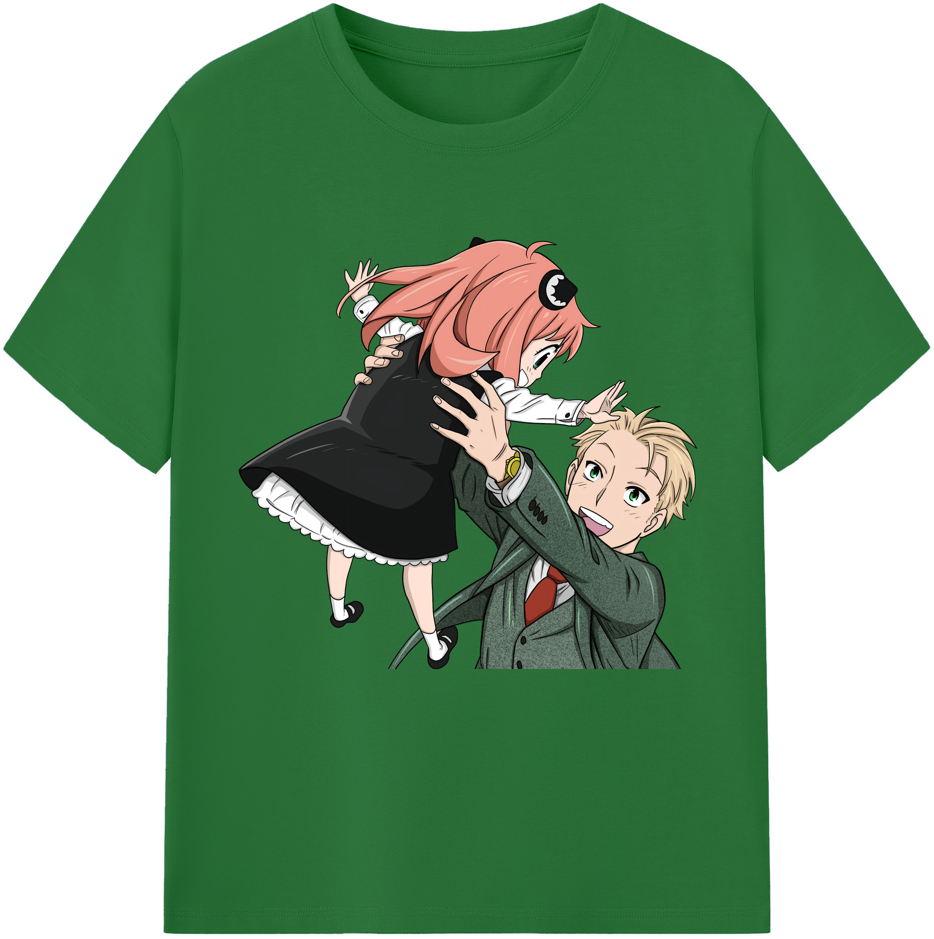 （画像用） SPY×FAMILY间谍家家酒 綿100％半袖Tシャツ（フロントプリント）