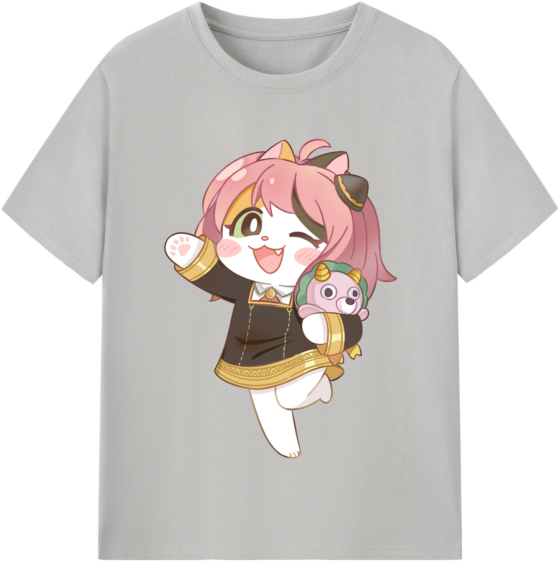 （画像用） SPY×FAMILY间谍家家酒 綿100％半袖Tシャツ（フロントプリント）