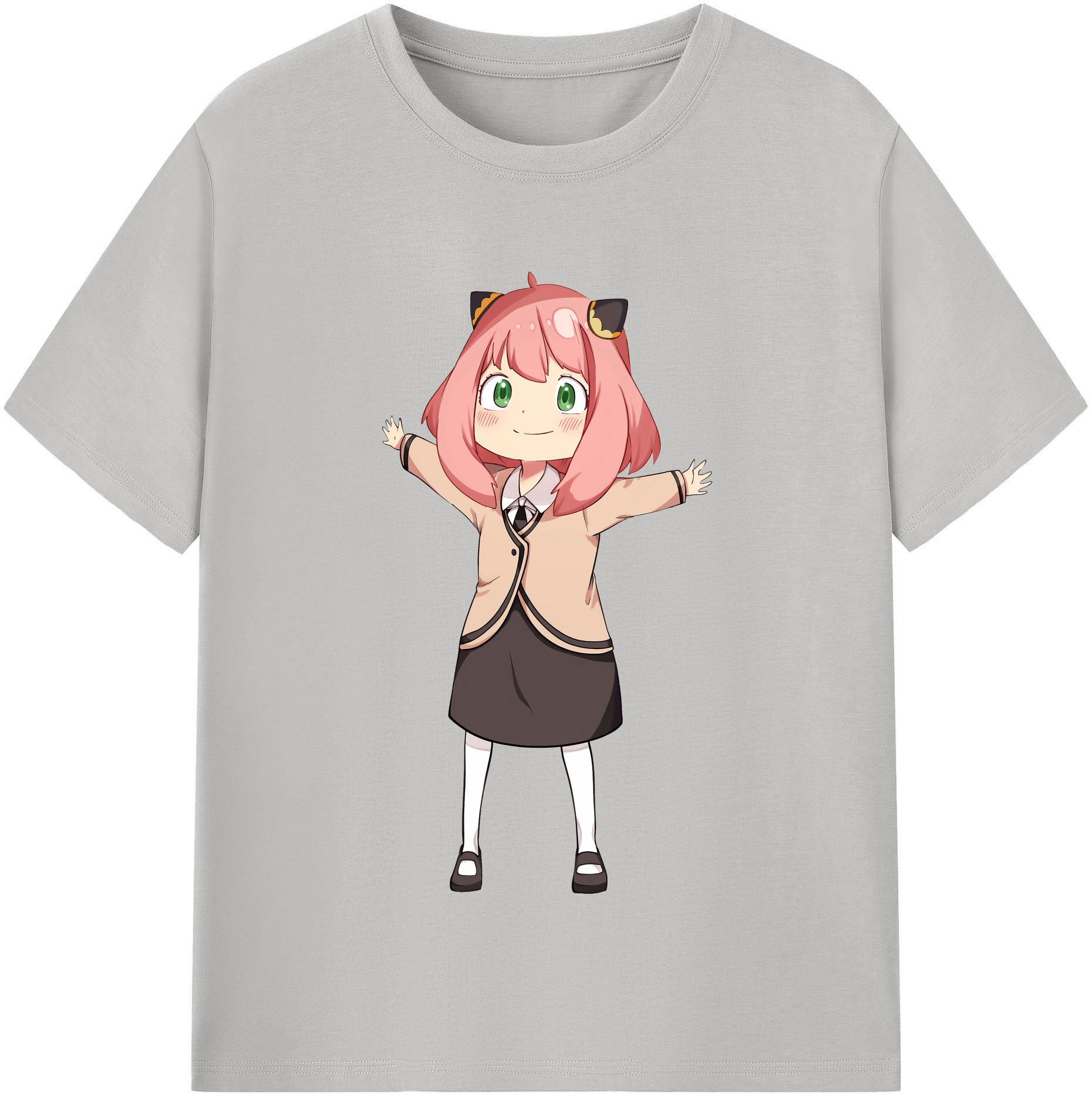 （画像用） SPY×FAMILY间谍家家酒 綿100％半袖Tシャツ（フロントプリント）